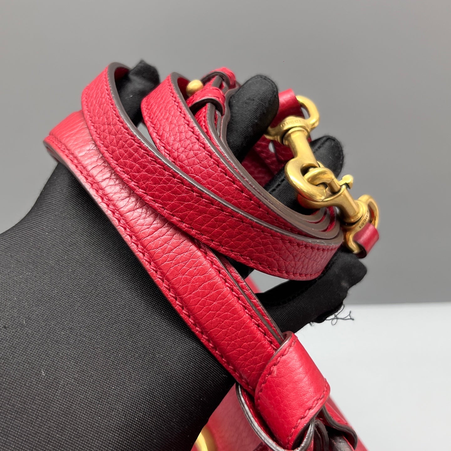 Gucci - Marmont - Leather - Red - (medium)