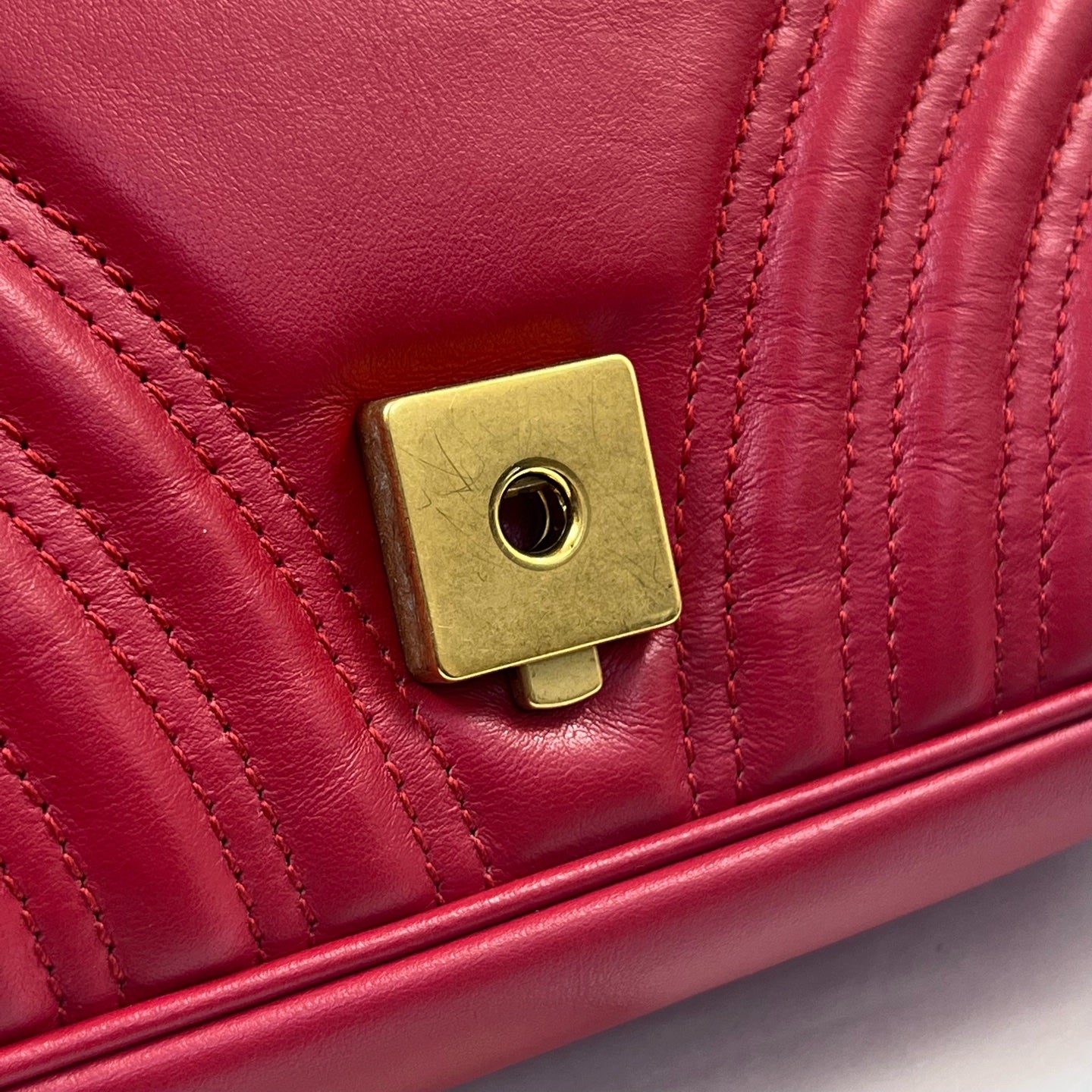 Gucci - Marmont - Leather - Red - (medium)