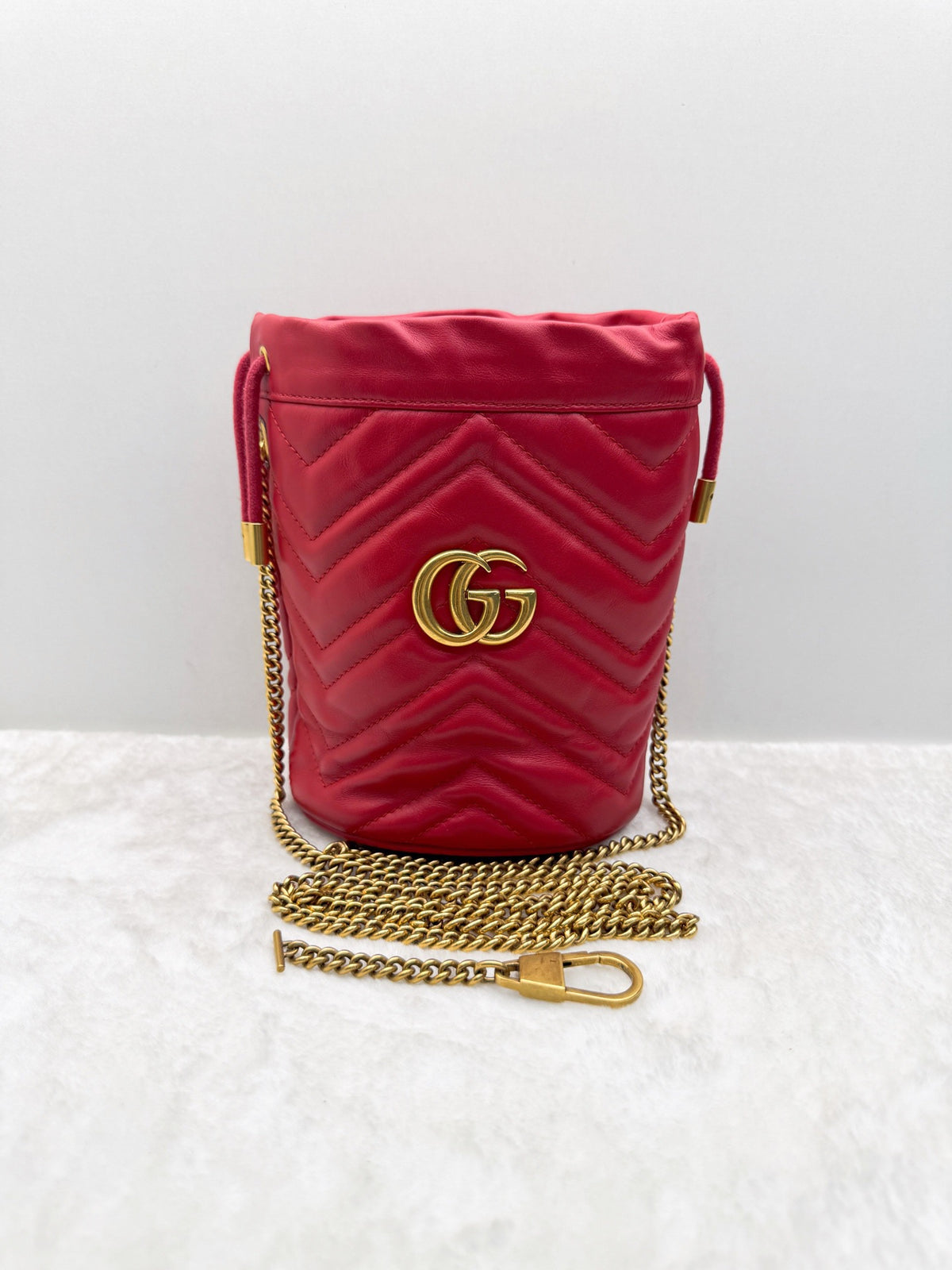 Gucci - Marmont - Leather - Red - (mini)