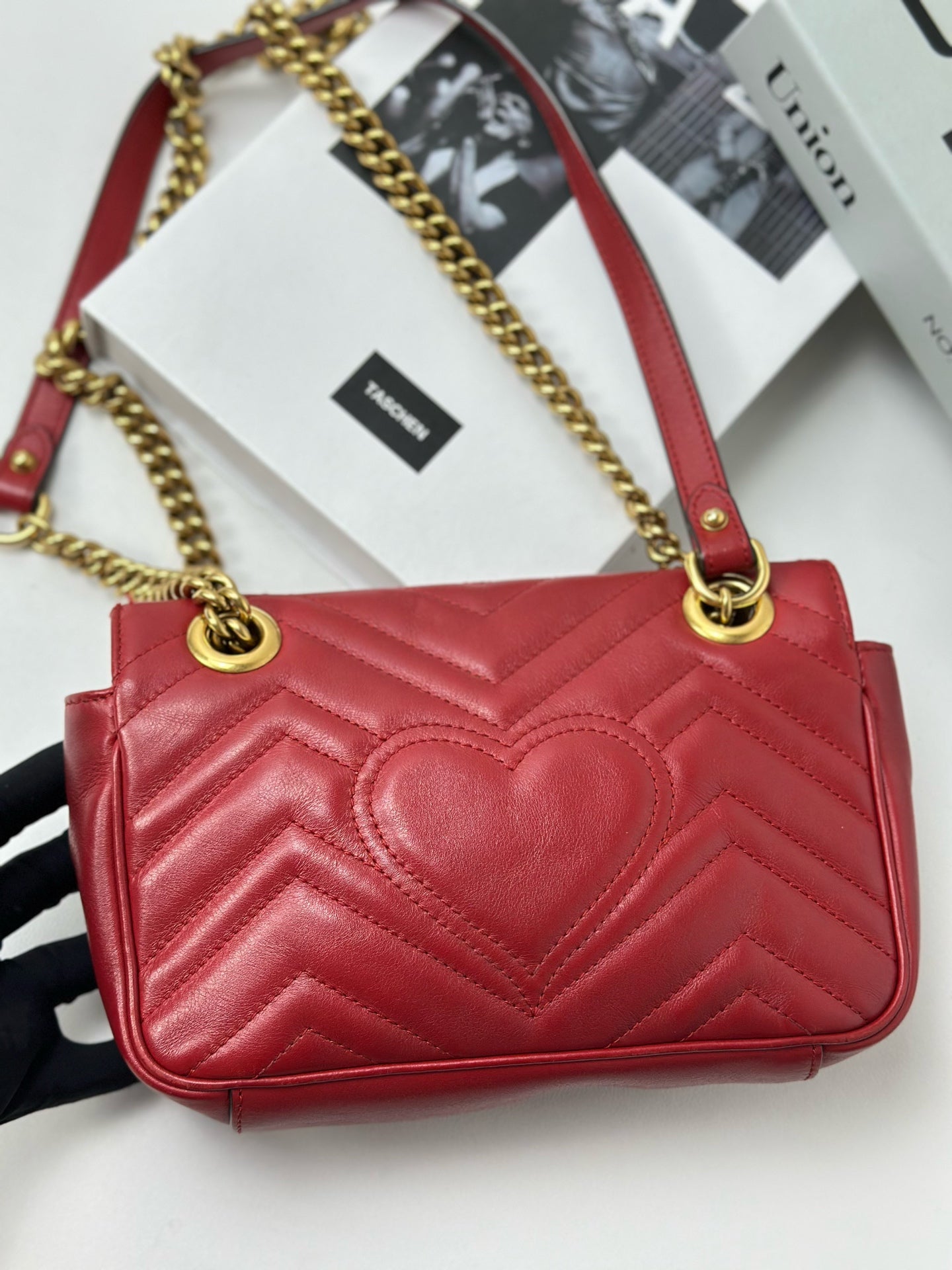 Gucci - Marmont - Leather - Red - (mini)