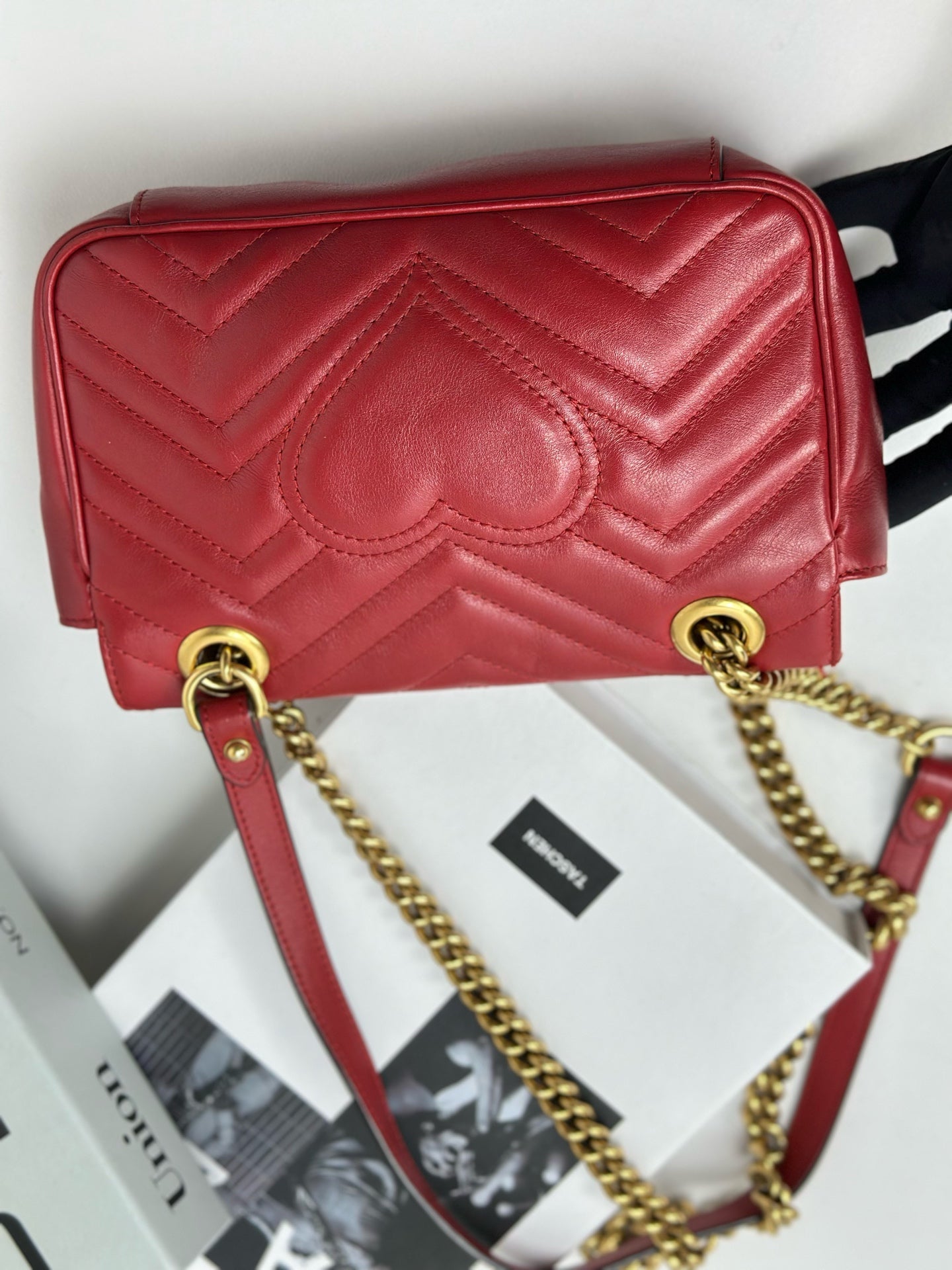 Gucci - Marmont - Leather - Red - (mini)