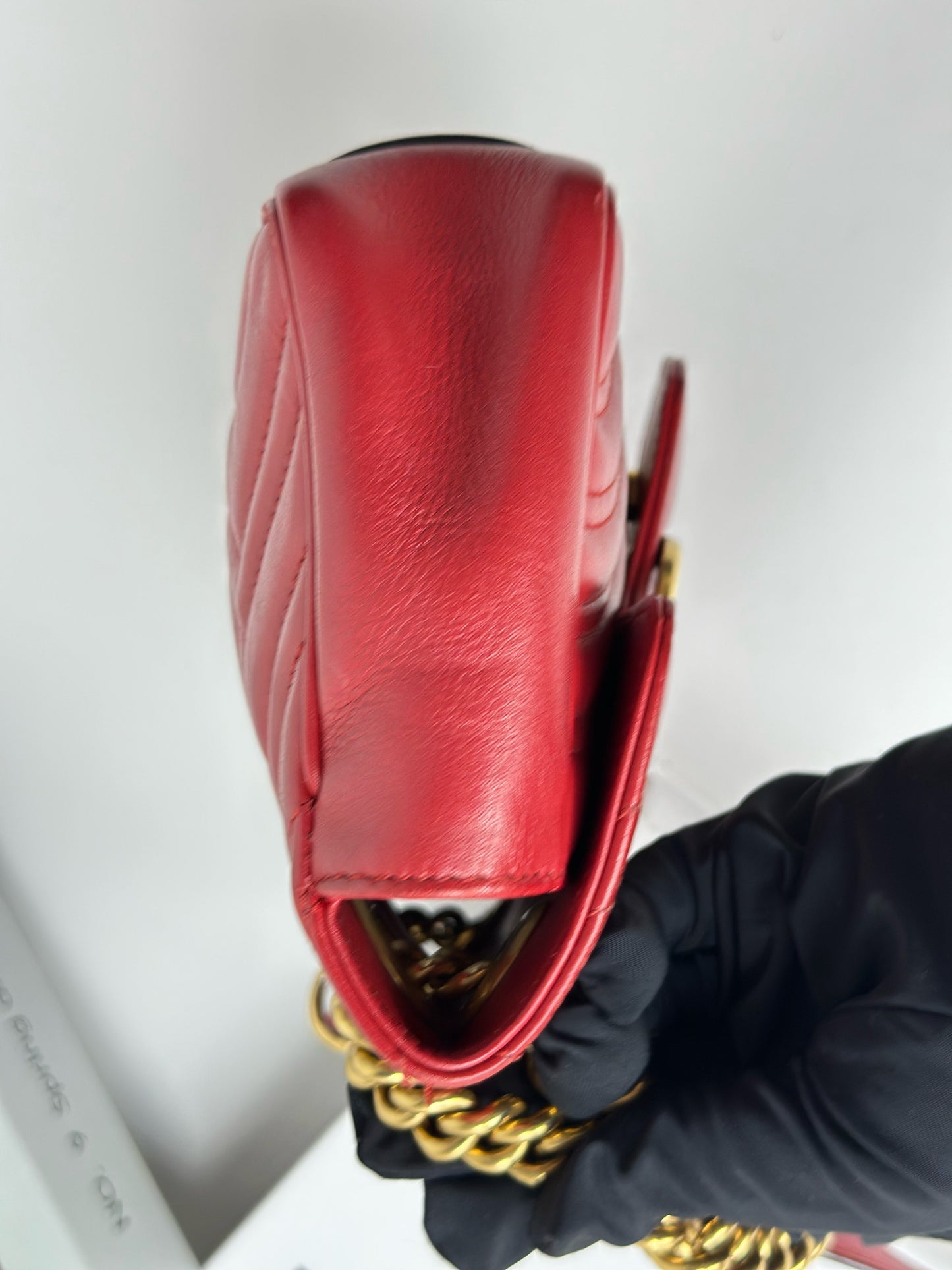 Gucci - Marmont - Leather - Red - (mini)