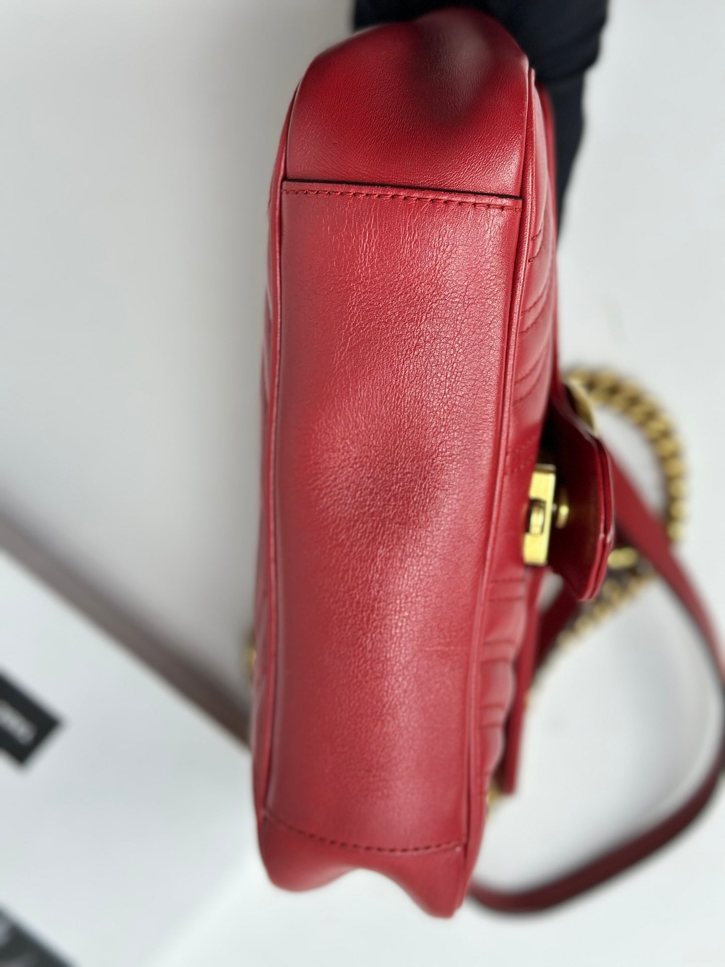 Gucci - Marmont - Leather - Red - (mini)