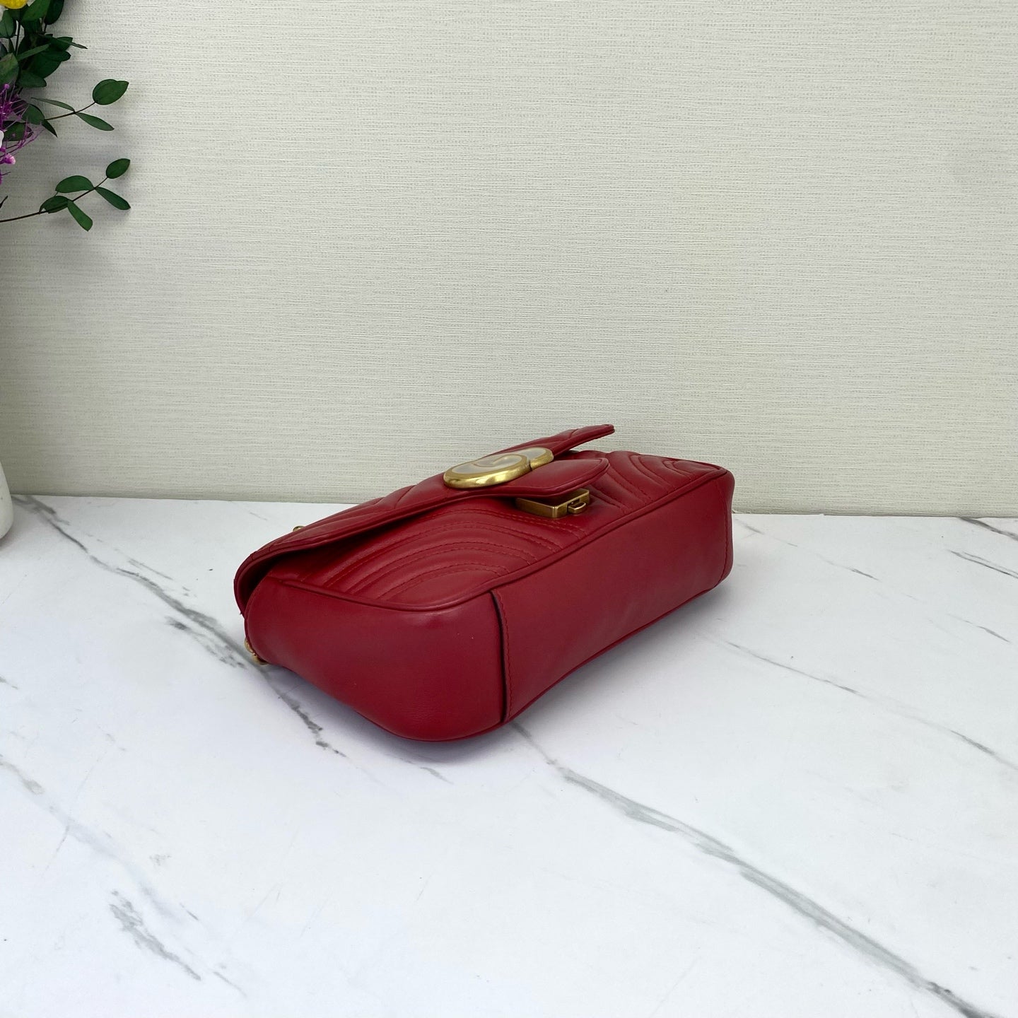 Gucci - Marmont - Leather - Red - (mini)