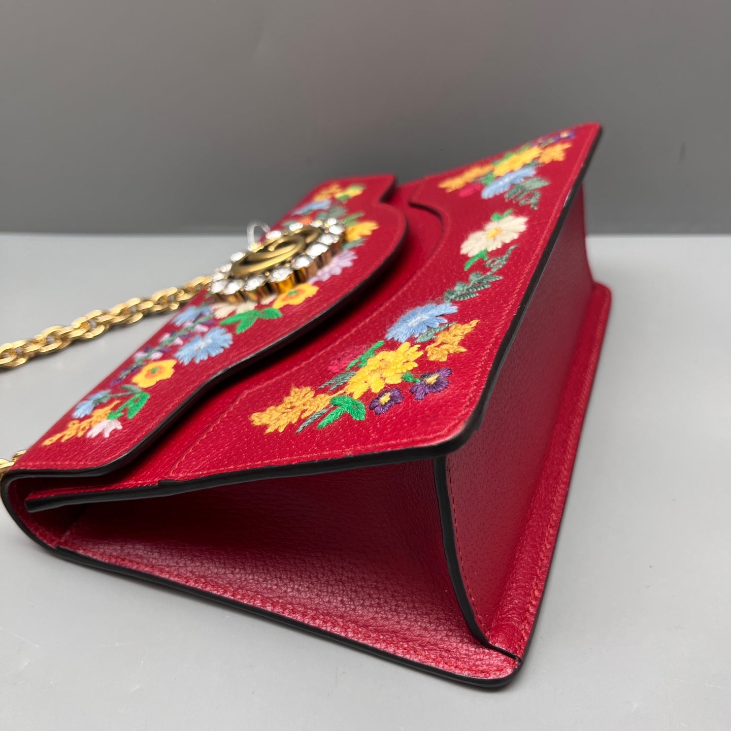 Gucci - Marmont - Leather - Red - (mini)