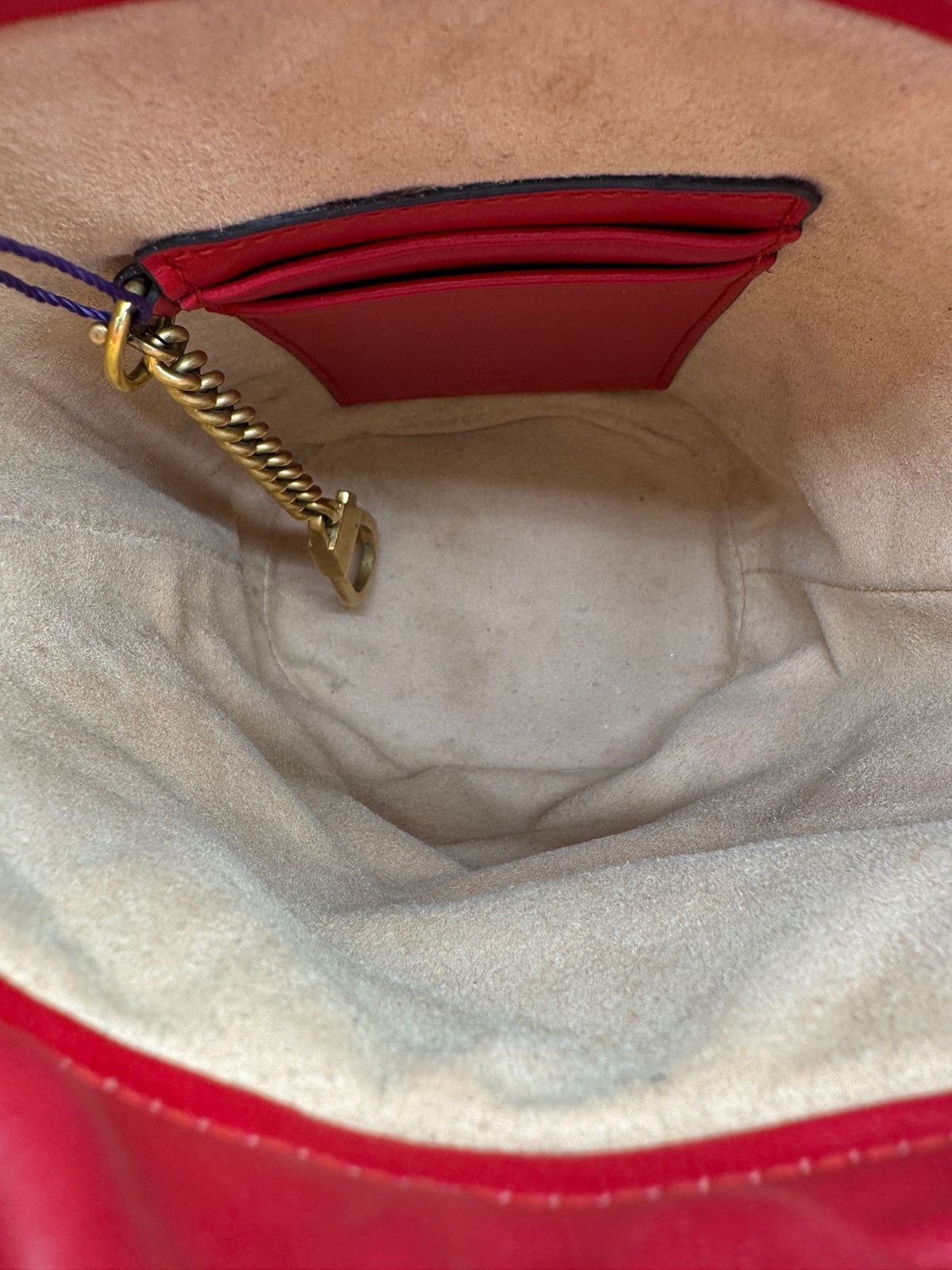 Gucci - Marmont - Leather - Red - (mini)