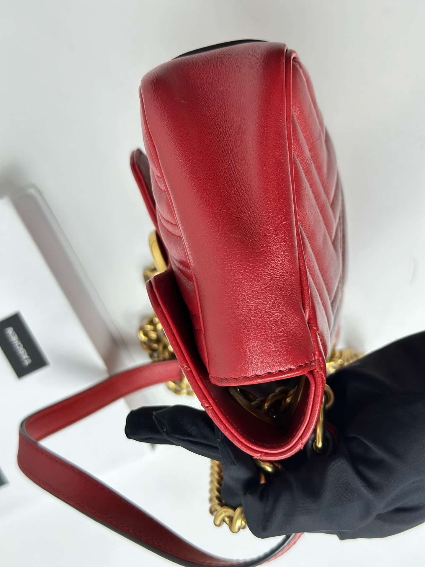 Gucci - Marmont - Leather - Red - (mini)