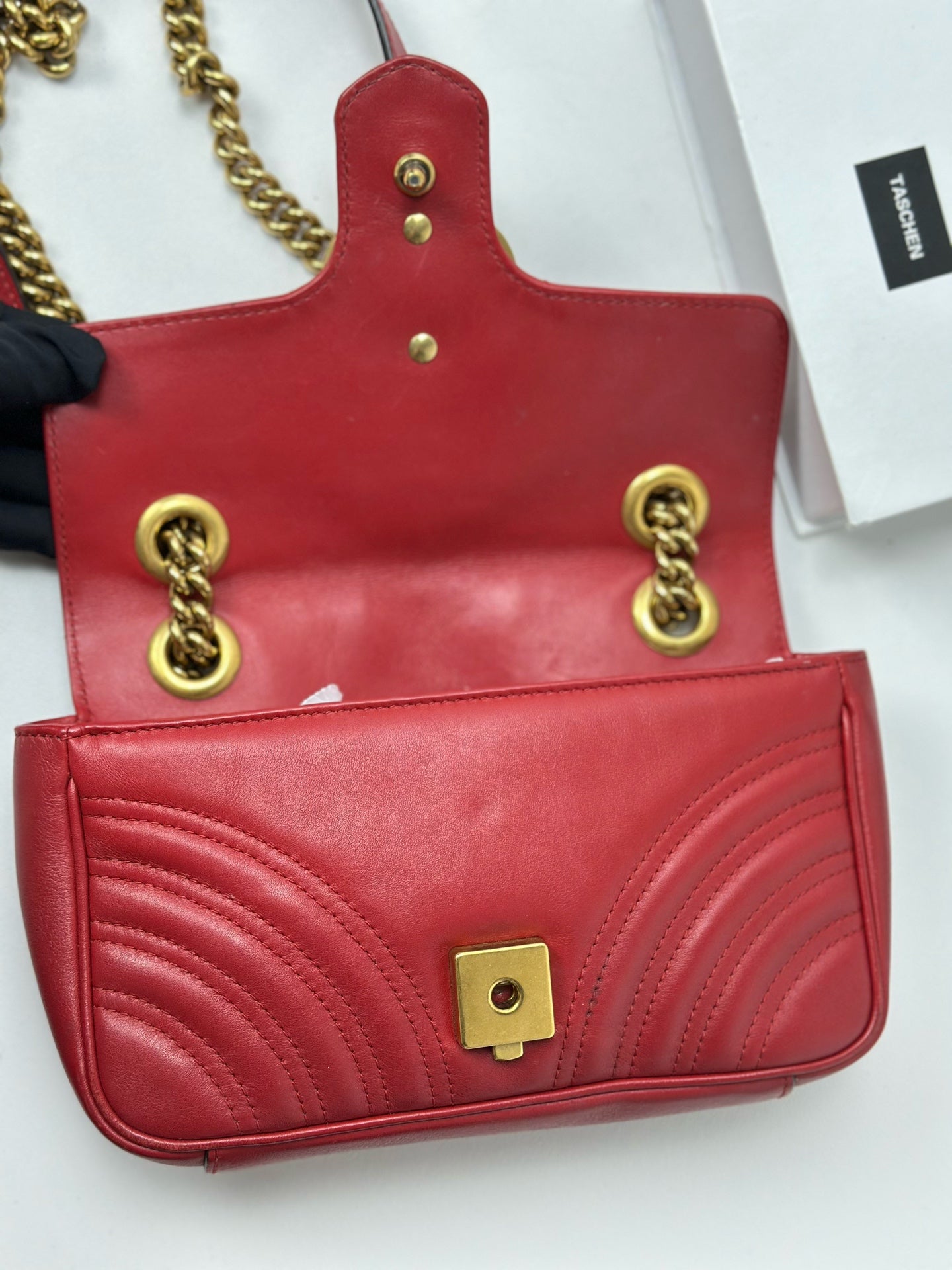 Gucci - Marmont - Leather - Red - (mini)