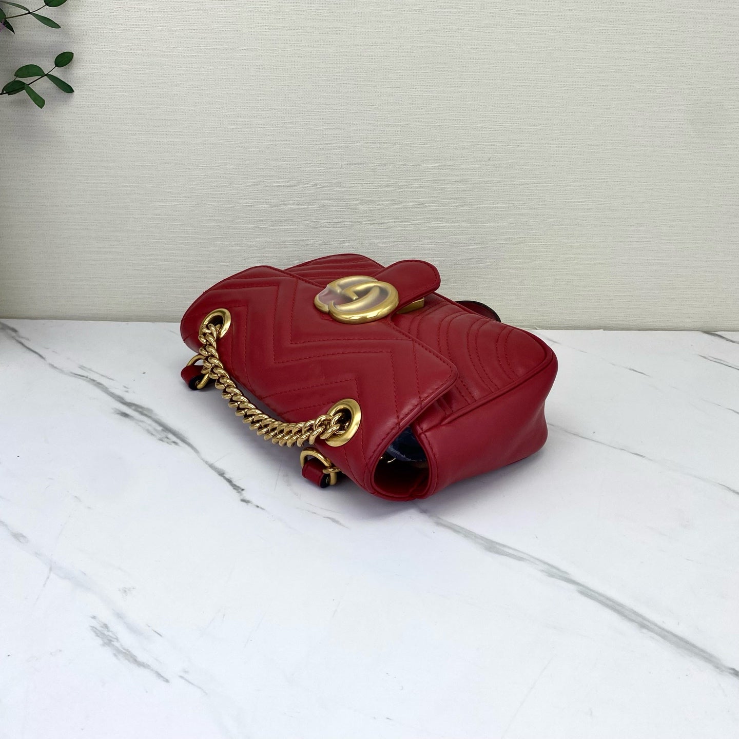 Gucci - Marmont - Leather - Red - (mini)