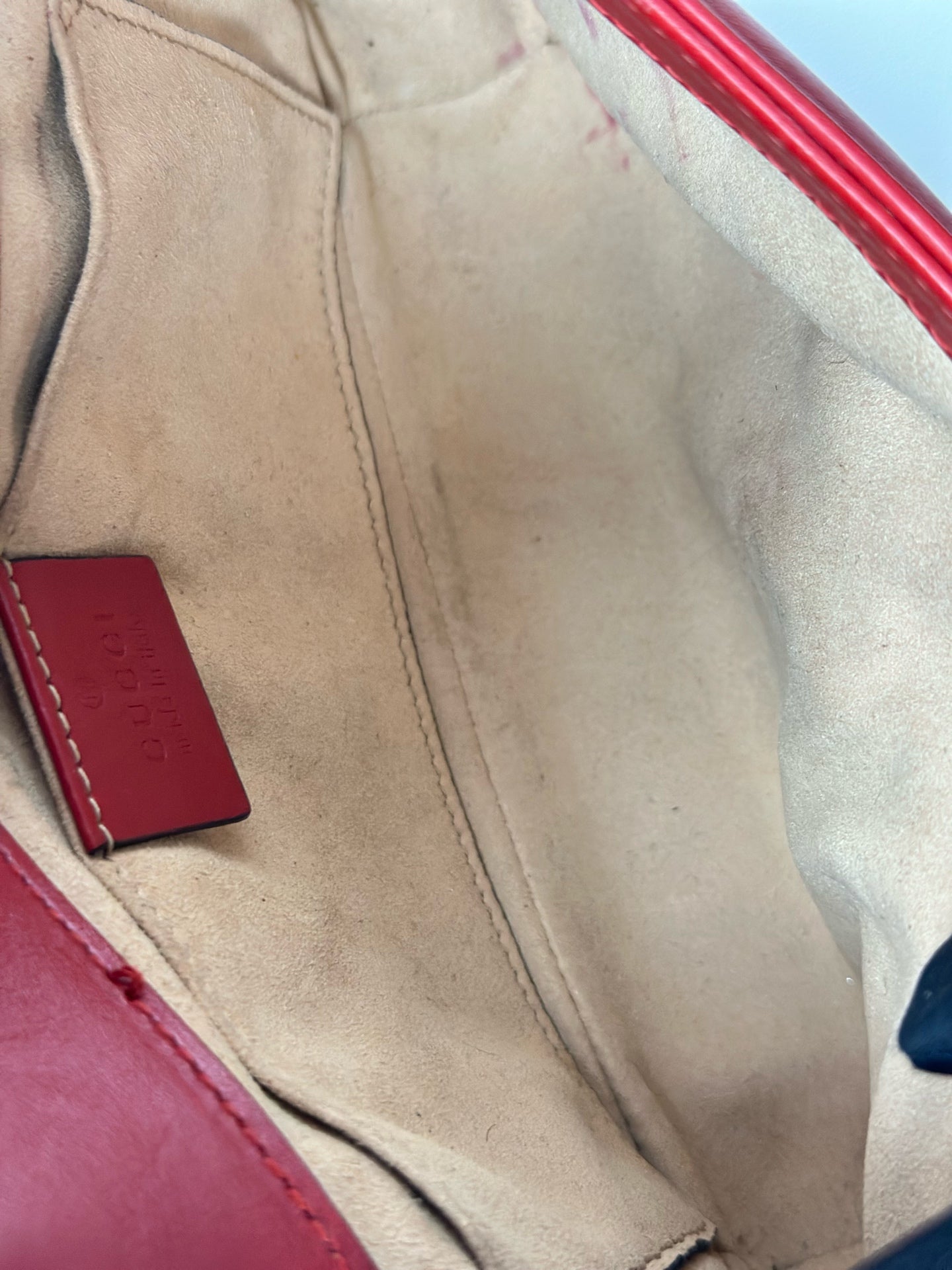 Gucci - Marmont - Leather - Red - (mini)
