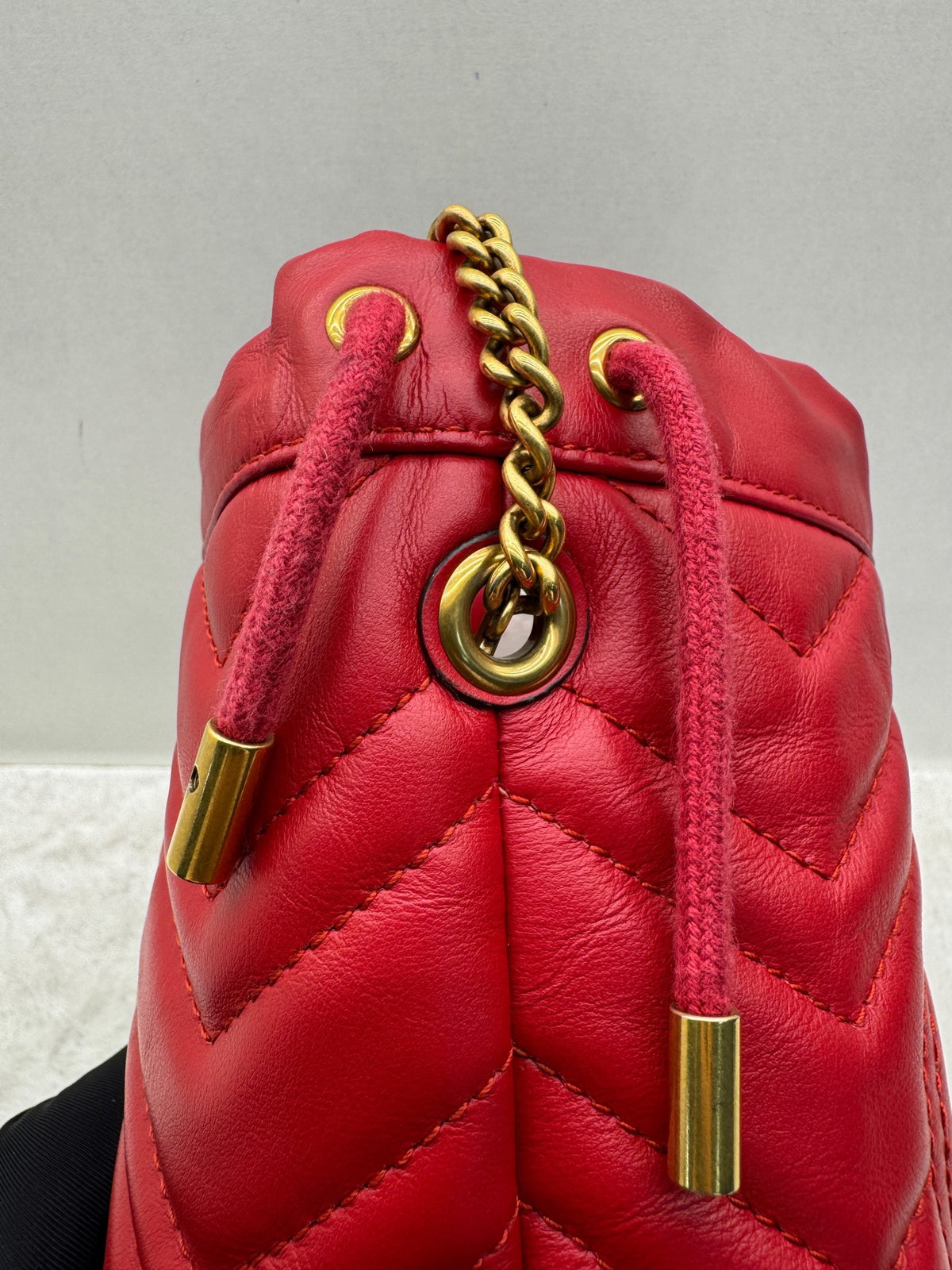 Gucci - Marmont - Leather - Red - (mini)