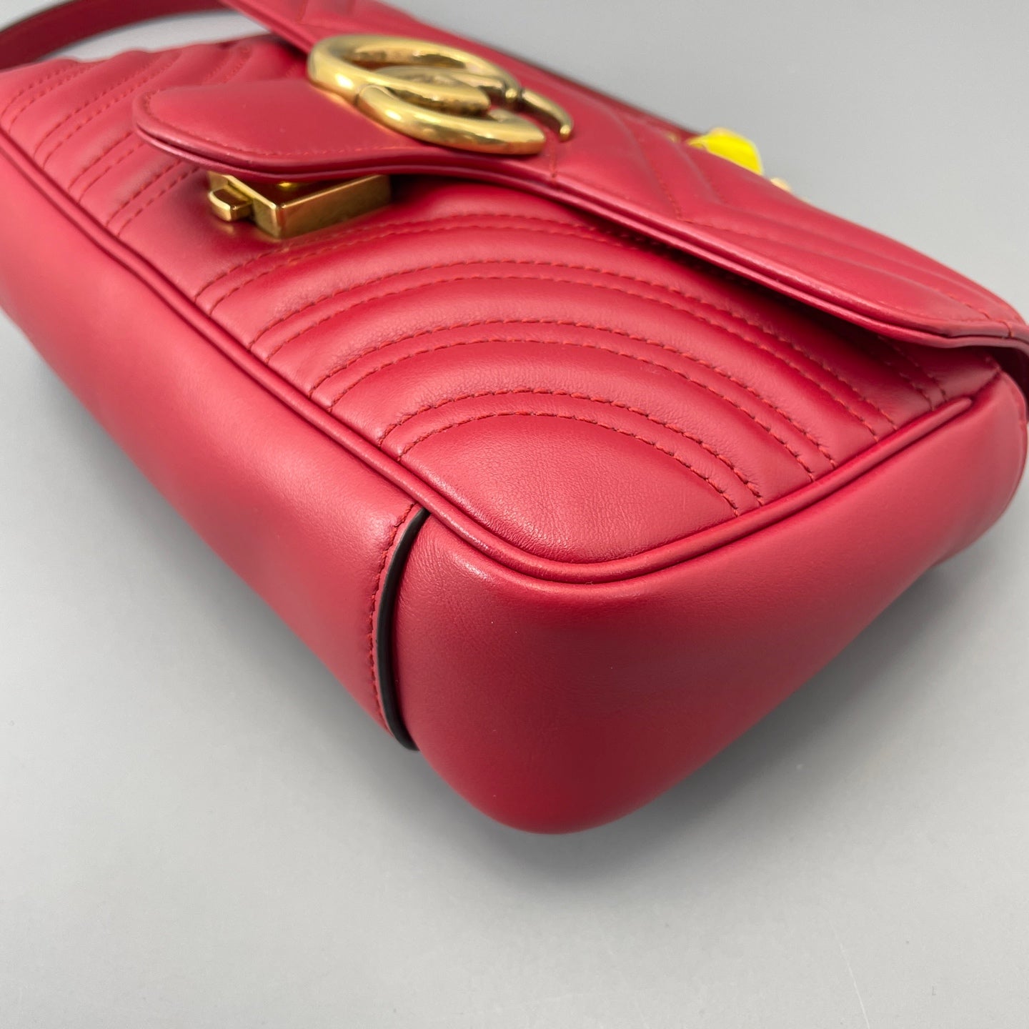 Gucci - Marmont - Leather - Red - (mini)