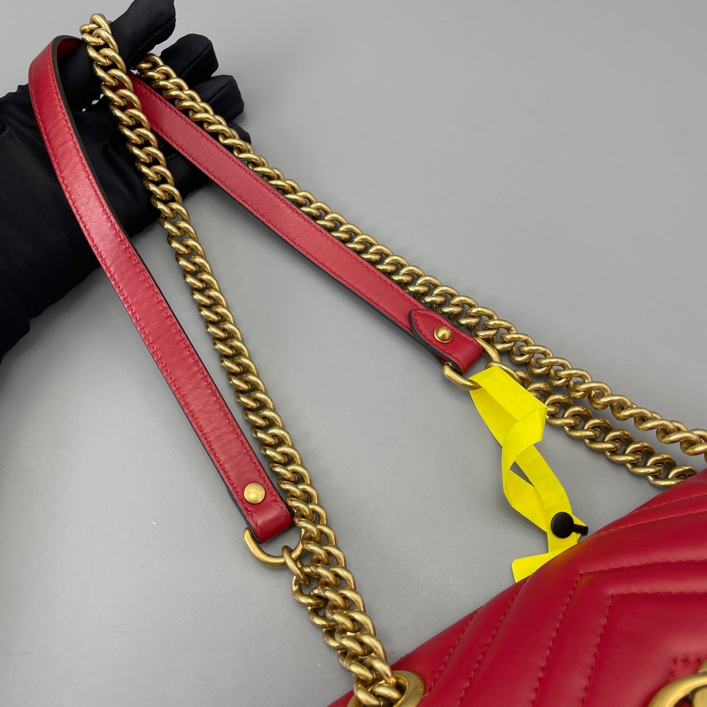 Gucci - Marmont - Leather - Red - (mini)