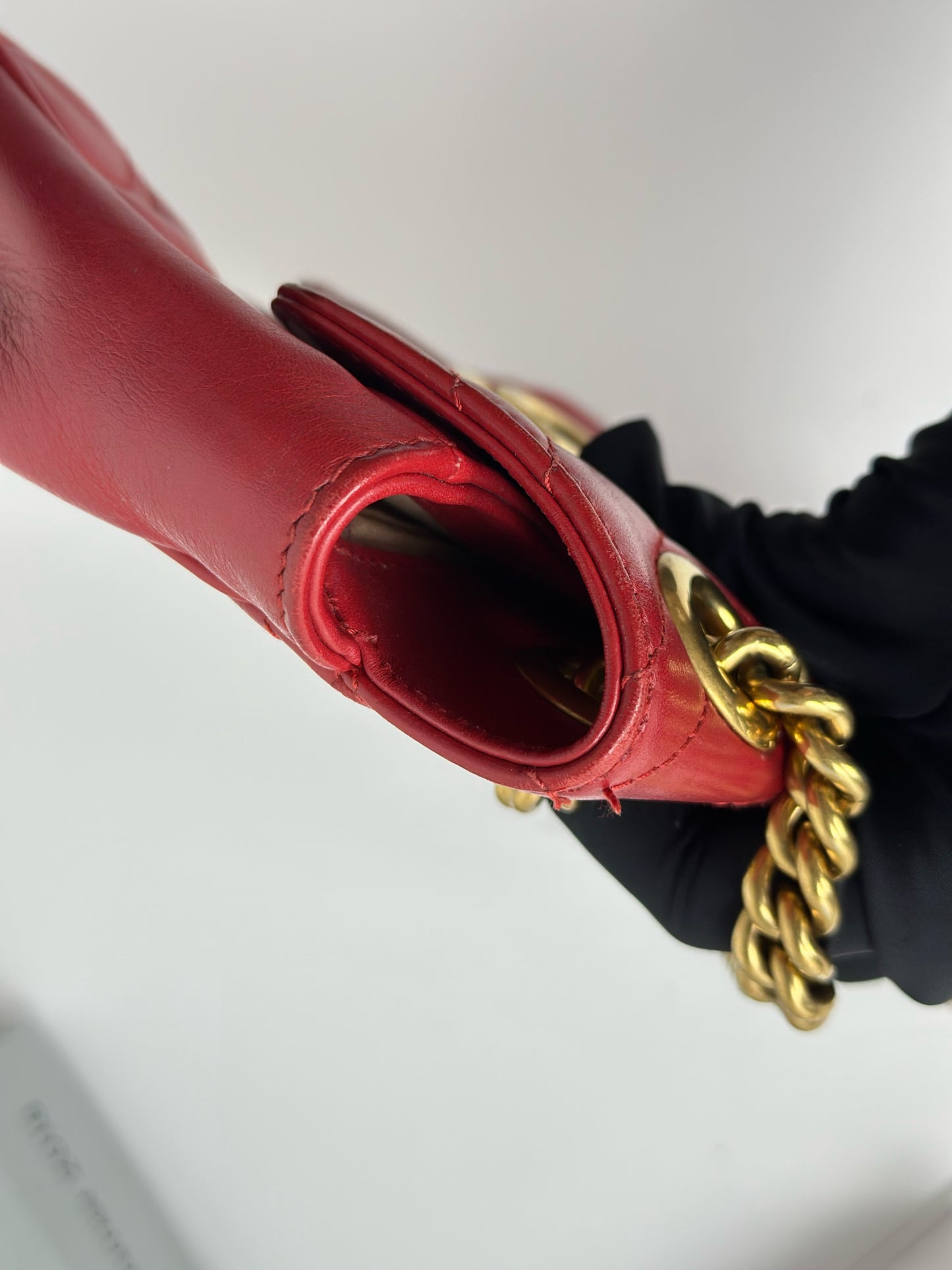 Gucci - Marmont - Leather - Red - (mini)