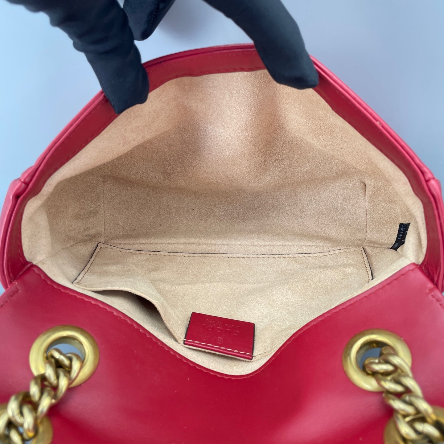 Gucci - Marmont - Leather - Red - (mini)