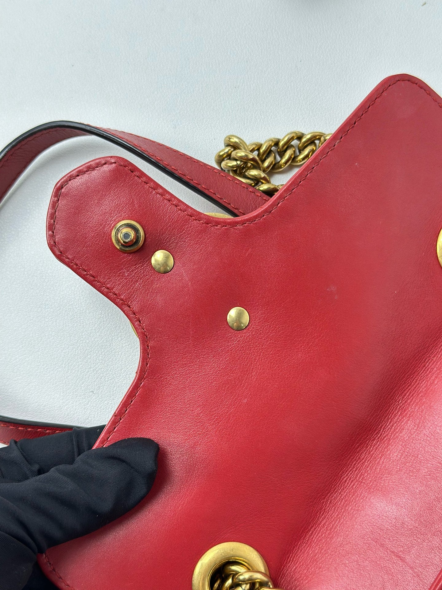 Gucci - Marmont - Leather - Red - (mini)