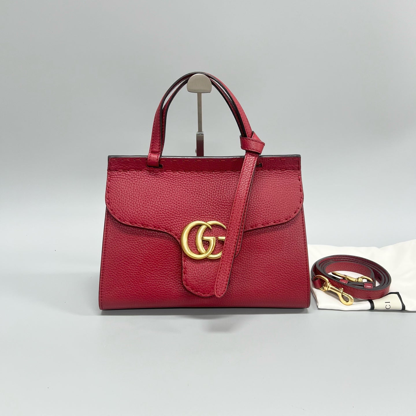Gucci - Marmont - Leather - Red - (small)