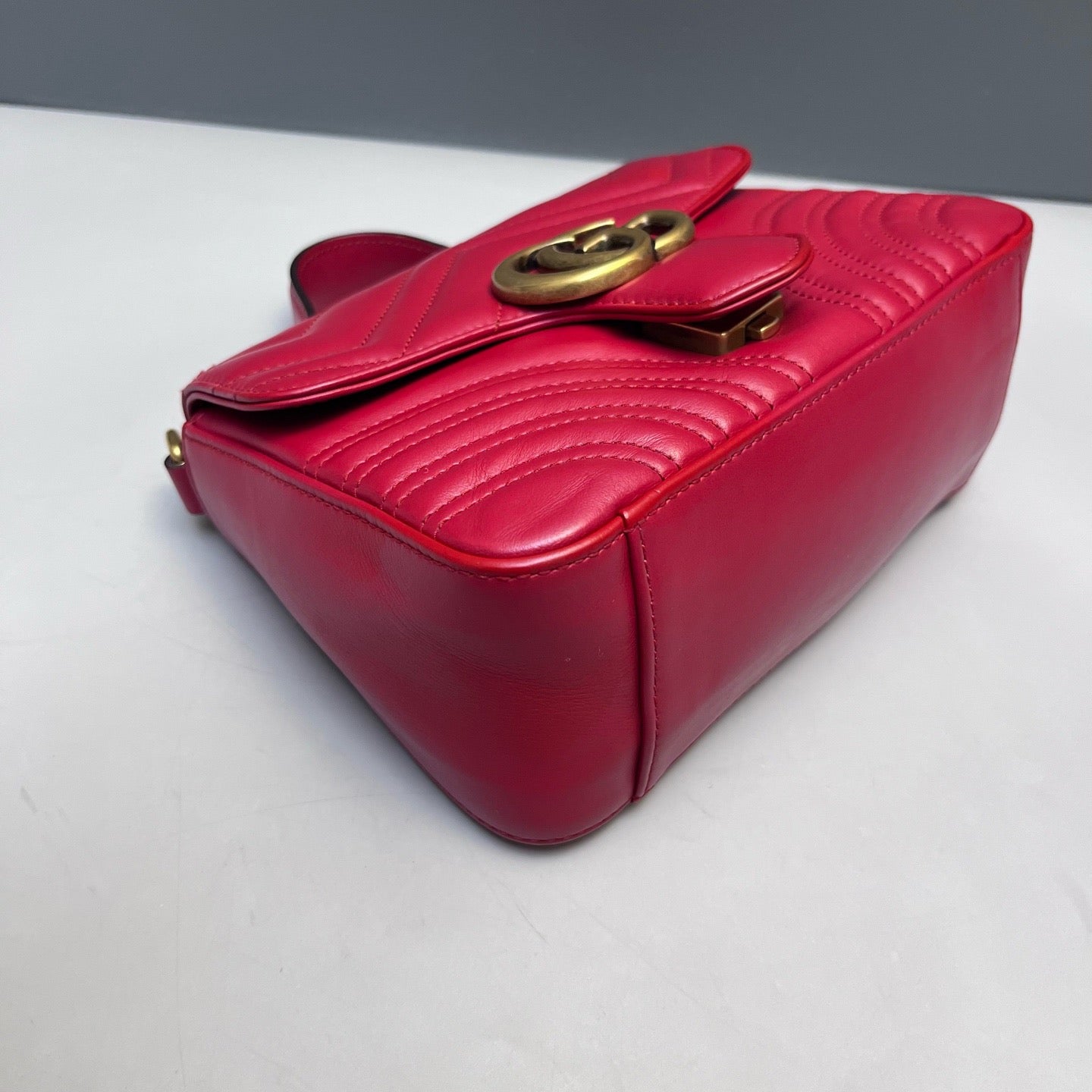 Gucci - Marmont - Leather - Red - (small)