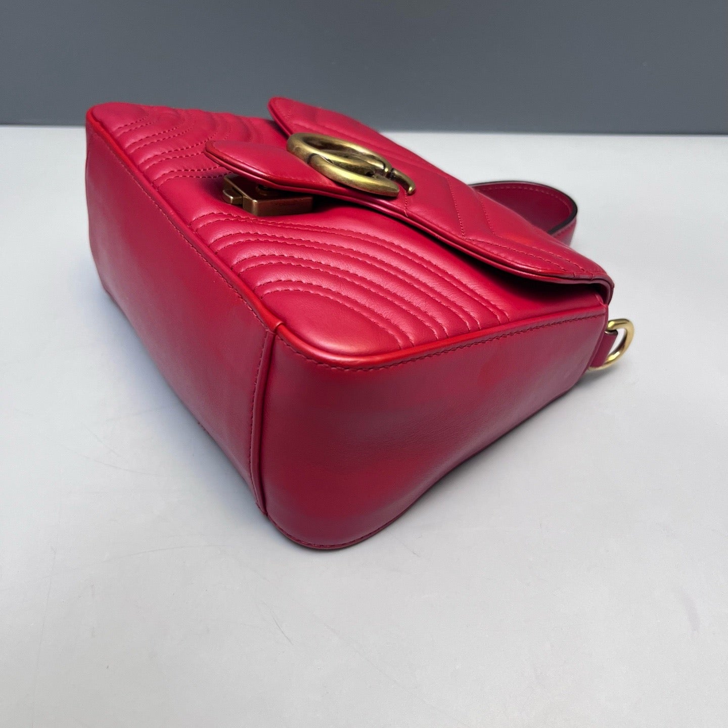 Gucci - Marmont - Leather - Red - (small)