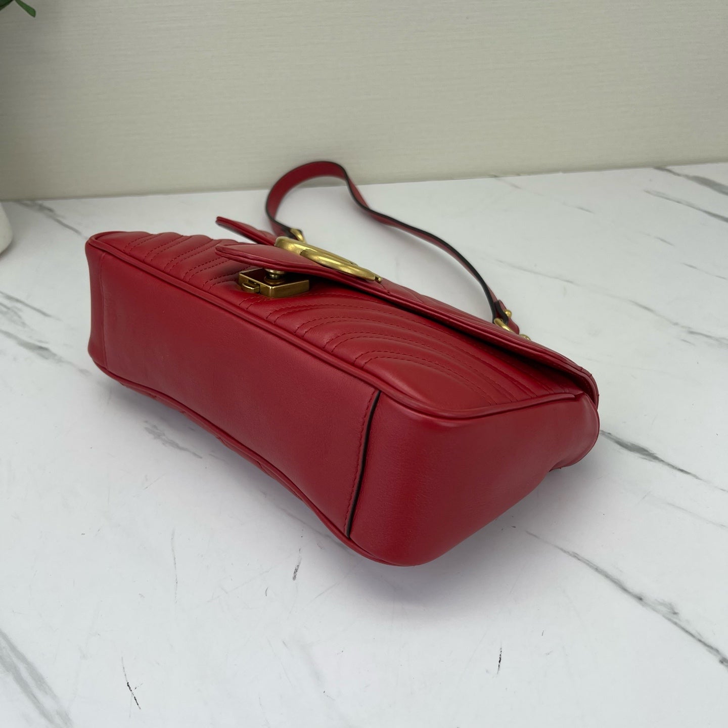 Gucci - Marmont - Leather - Red - (small)