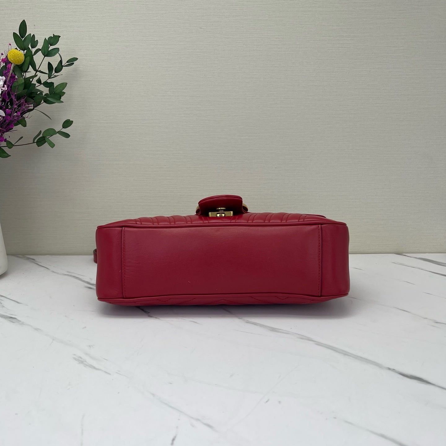Gucci - Marmont - Leather - Red - (small)