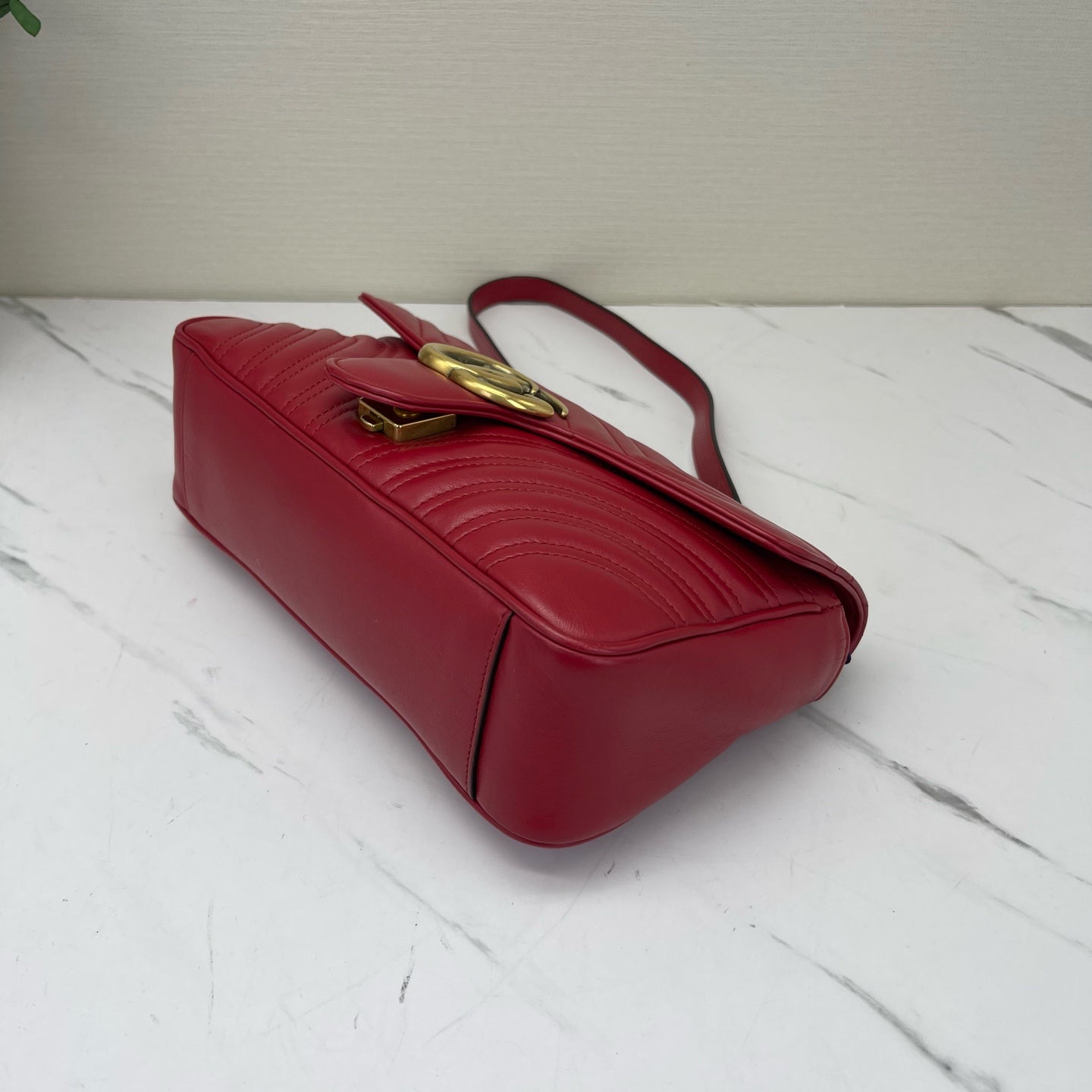 Gucci - Marmont - Leather - Red - (small)