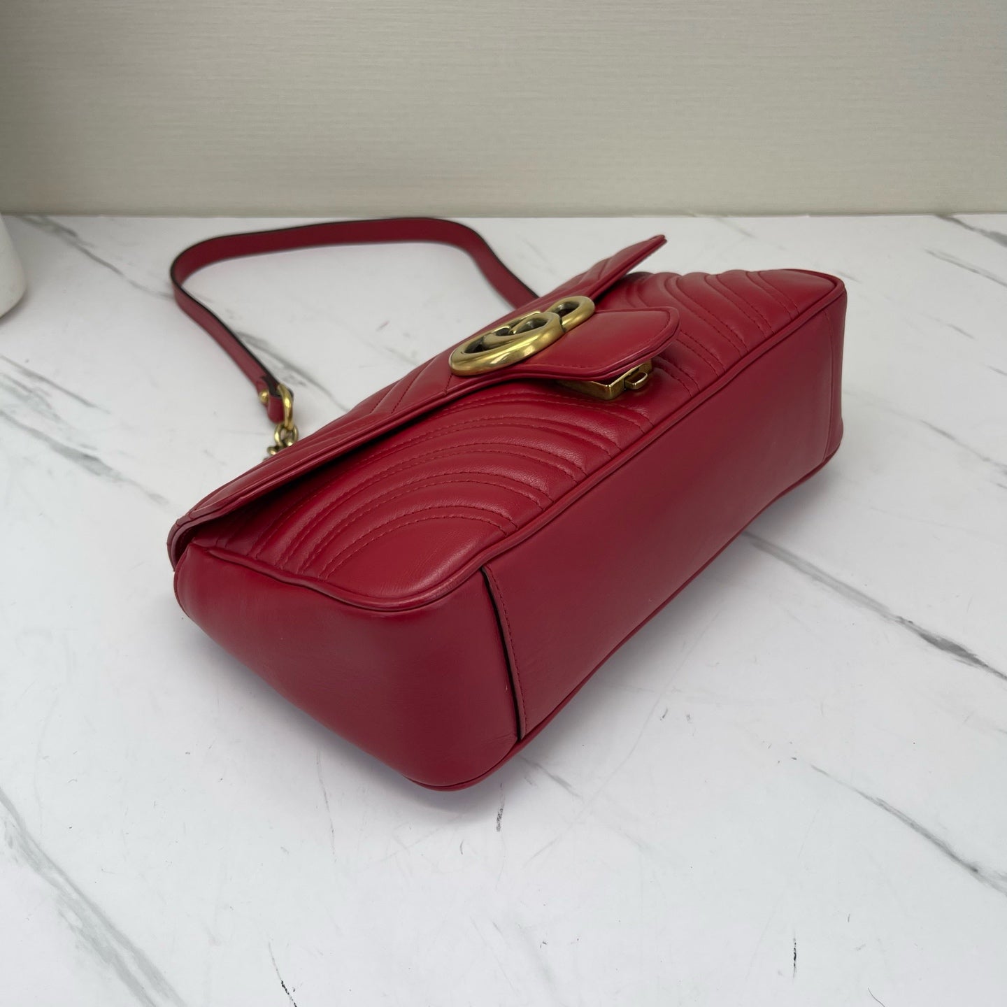 Gucci - Marmont - Leather - Red - (small)