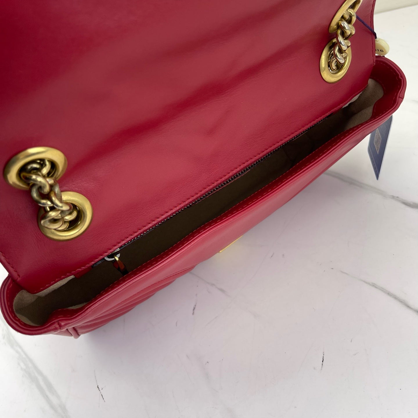 Gucci - Marmont - Leather - Red - (small)