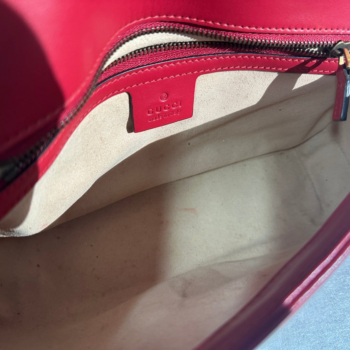 Gucci - Marmont - Leather - Red - (small)