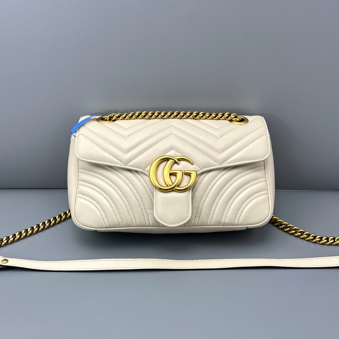 Gucci - Marmont - Leather - White - (medium)