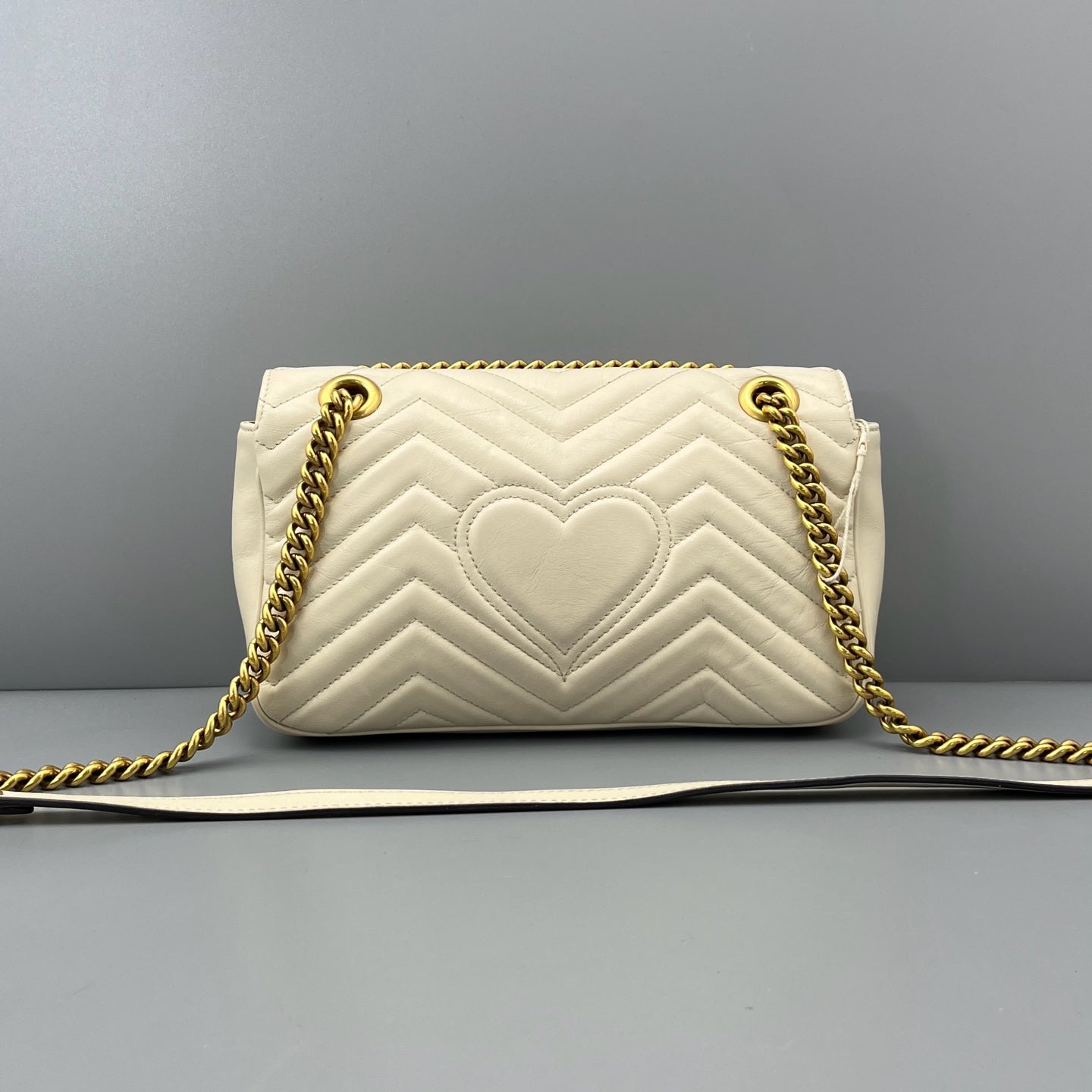 Gucci - Marmont - Leather - White - (medium)
