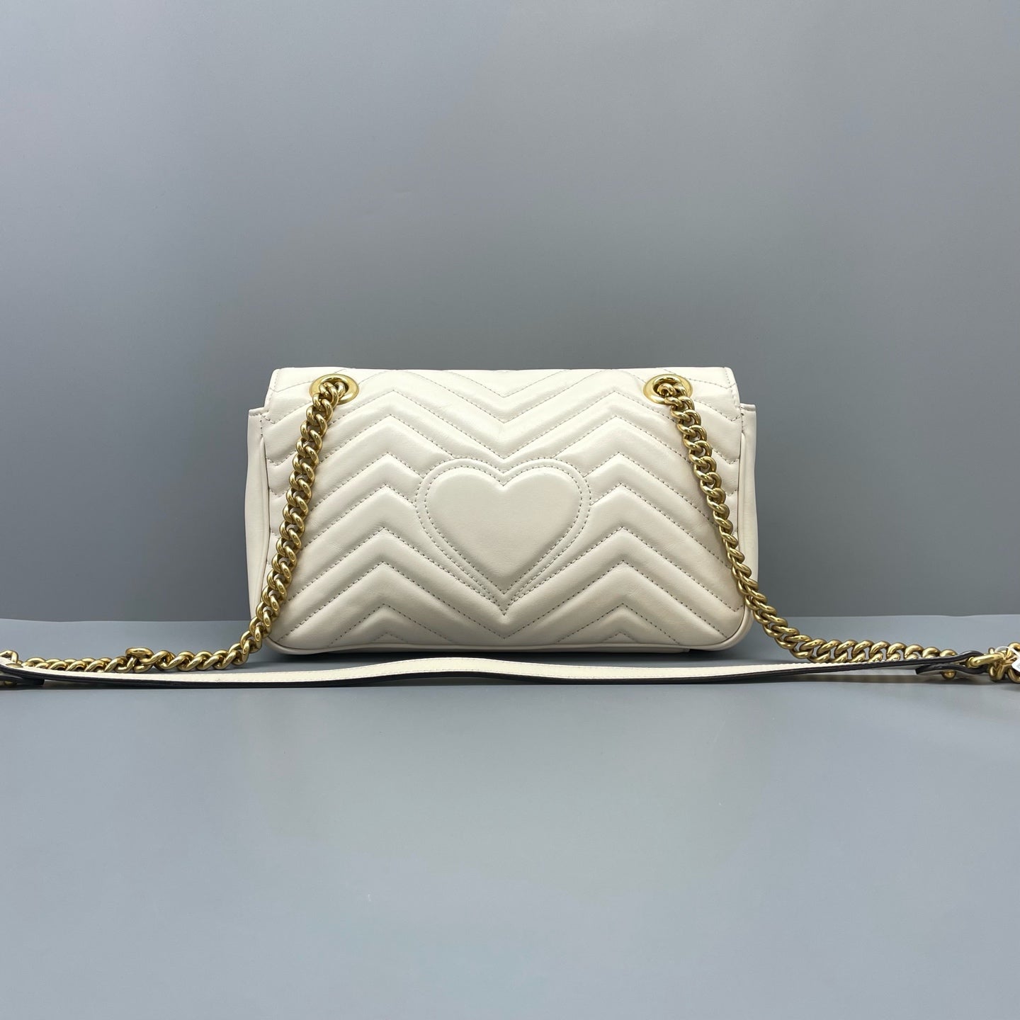 Gucci - Marmont - Leather - White - (Medium)