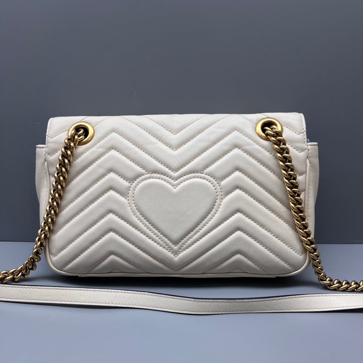 Gucci - Marmont - Leather - White - (medium)