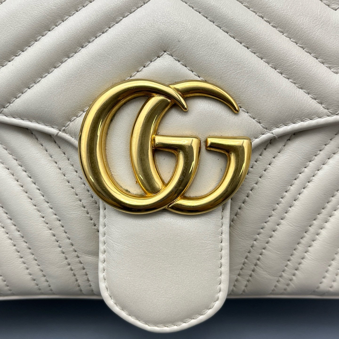 Gucci - Marmont - Leather - White - (medium)