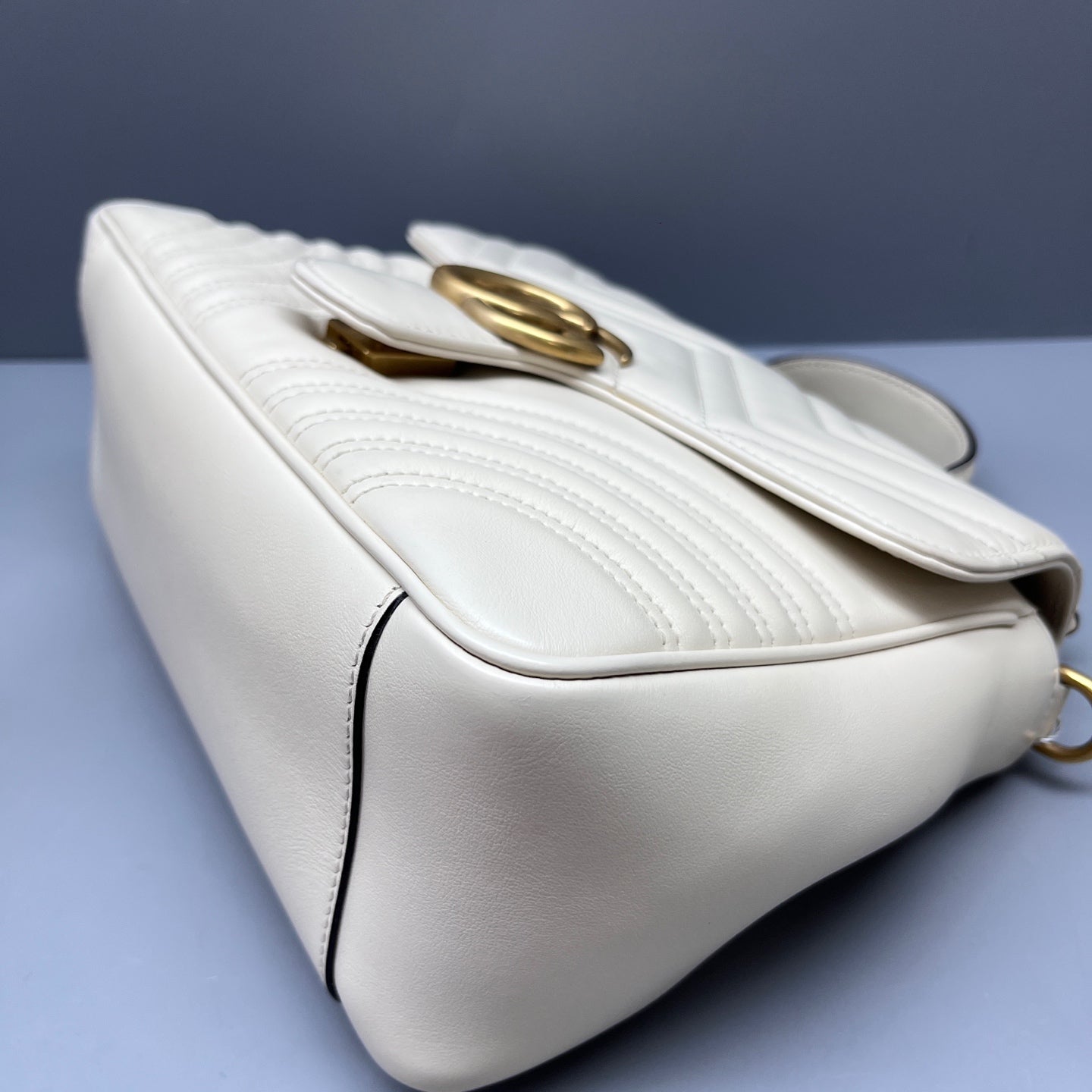 Gucci - Marmont - Leather - White - (Medium)