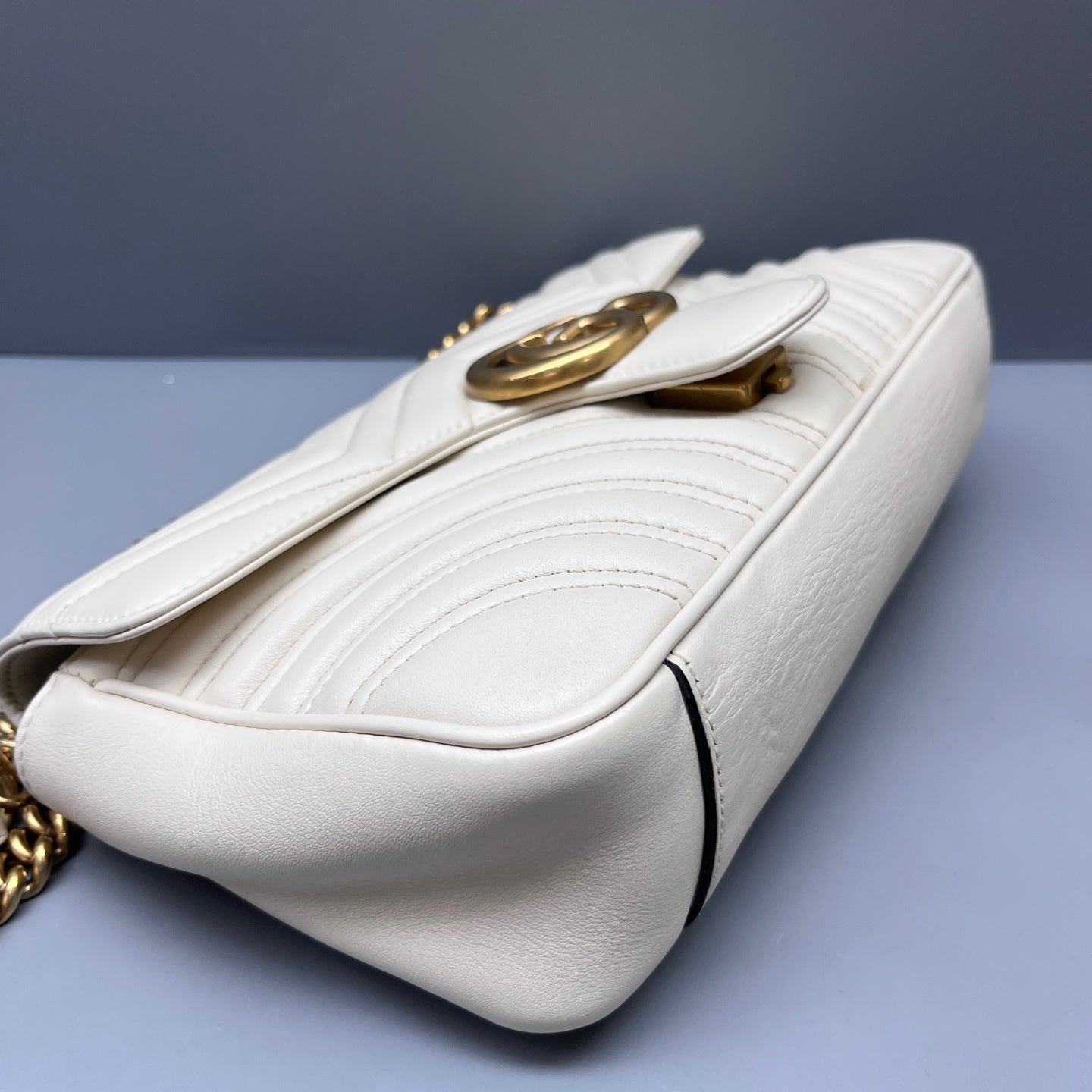 Gucci - Marmont - Leather - White - (medium)