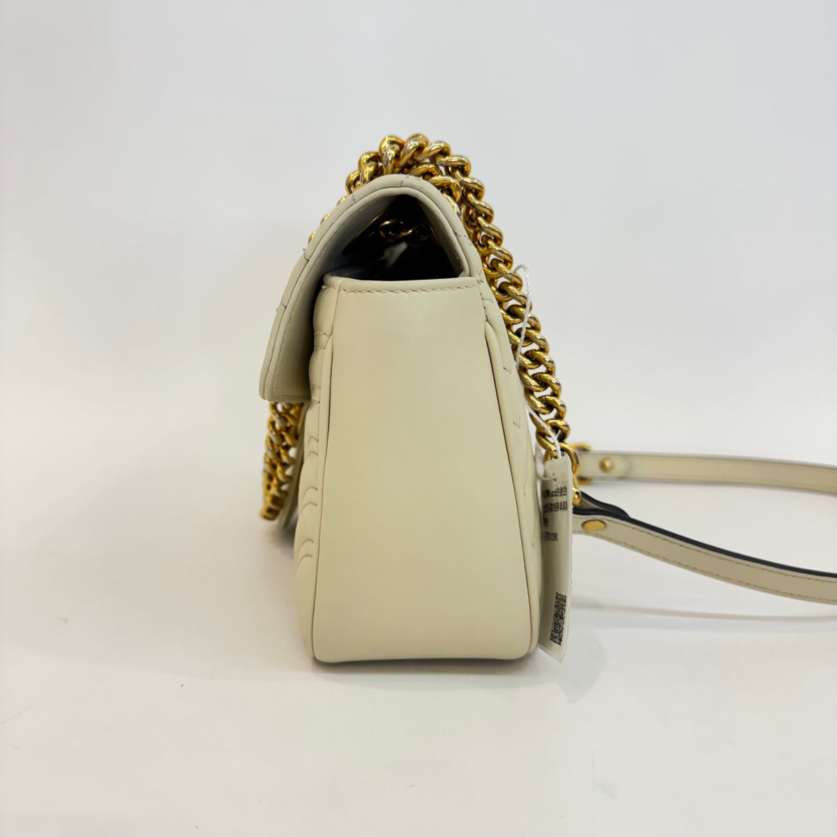Gucci - Marmont - Leather - White - (medium)