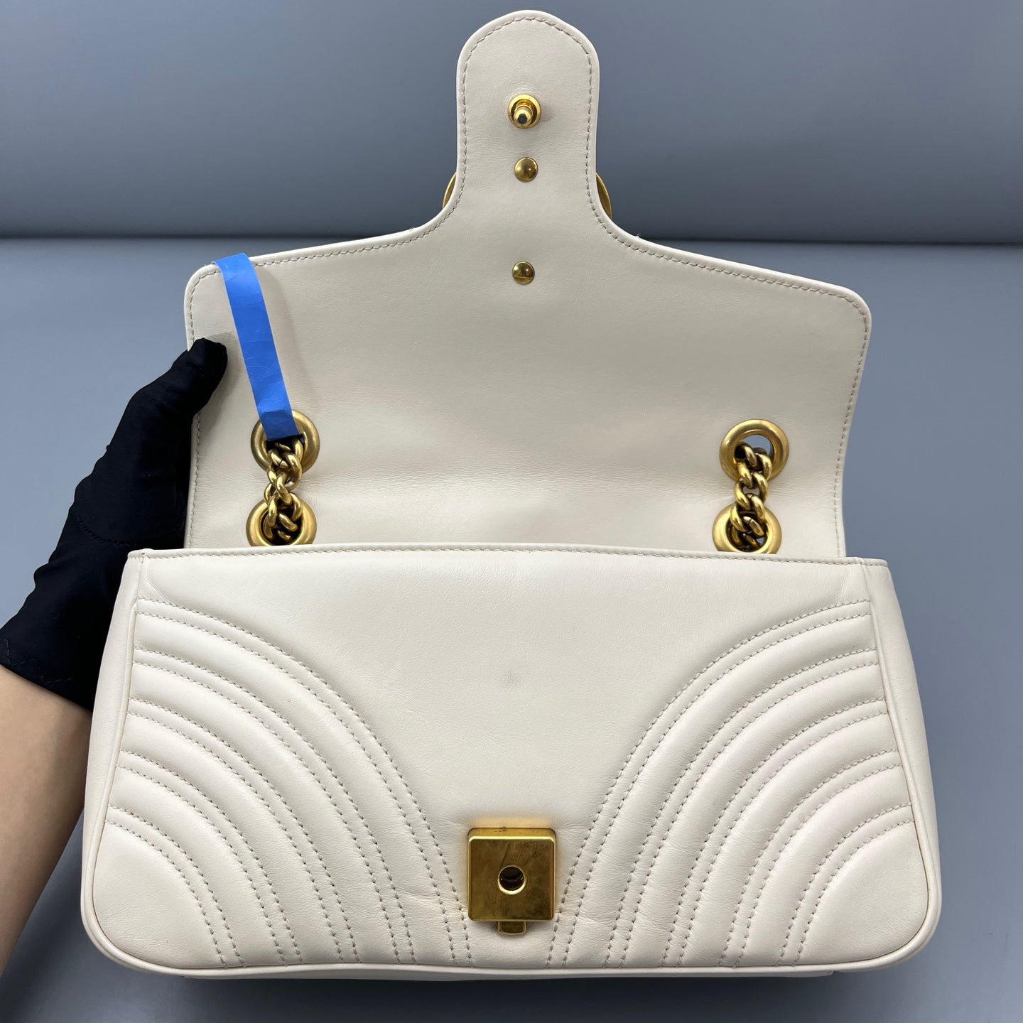 Gucci - Marmont - Leather - White - (medium)