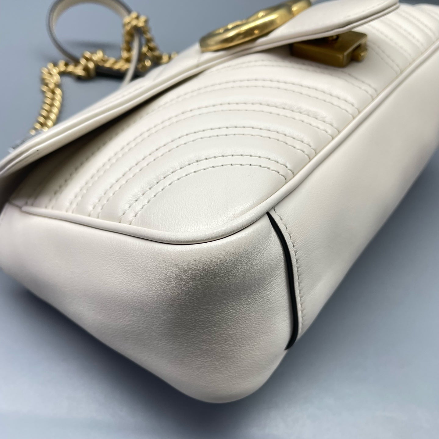 Gucci - Marmont - Leather - White - (Medium)