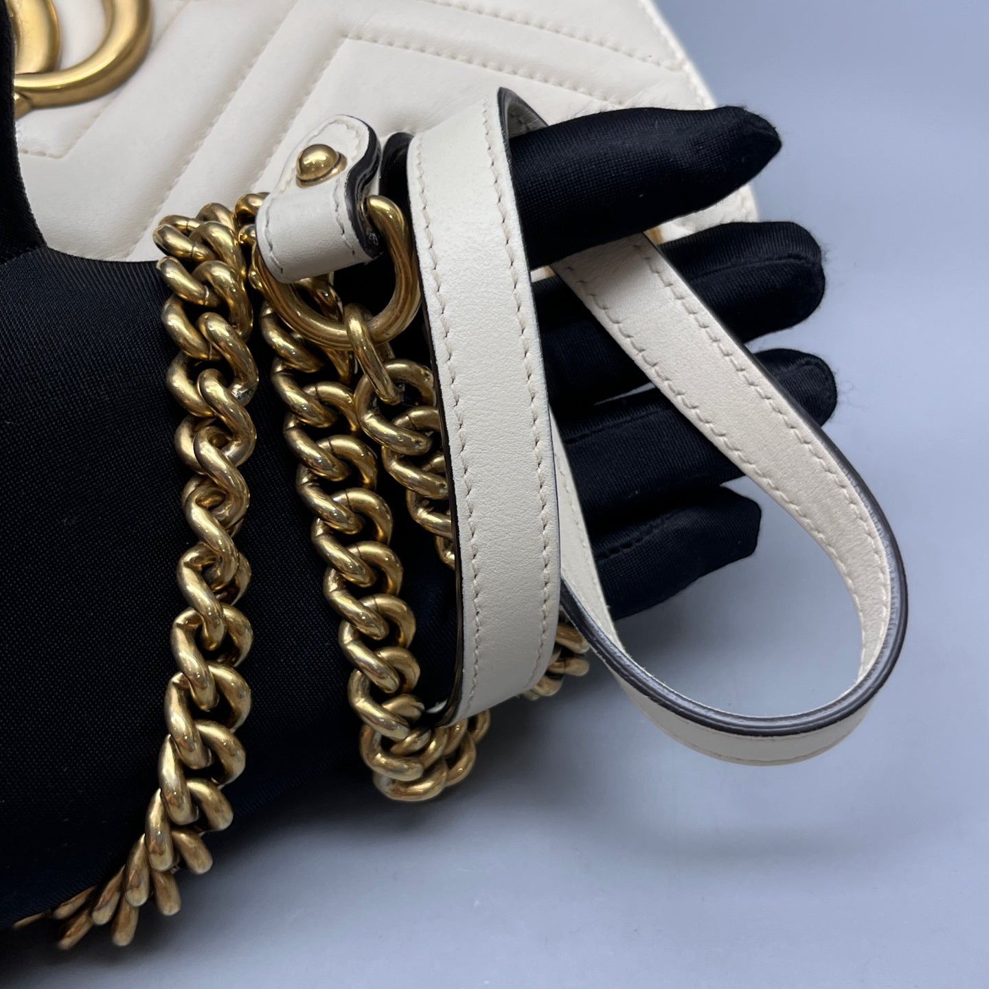 Gucci - Marmont - Leather - White - (medium)