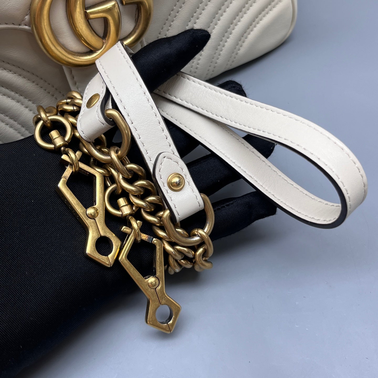 Gucci - Marmont - Leather - White - (Medium)