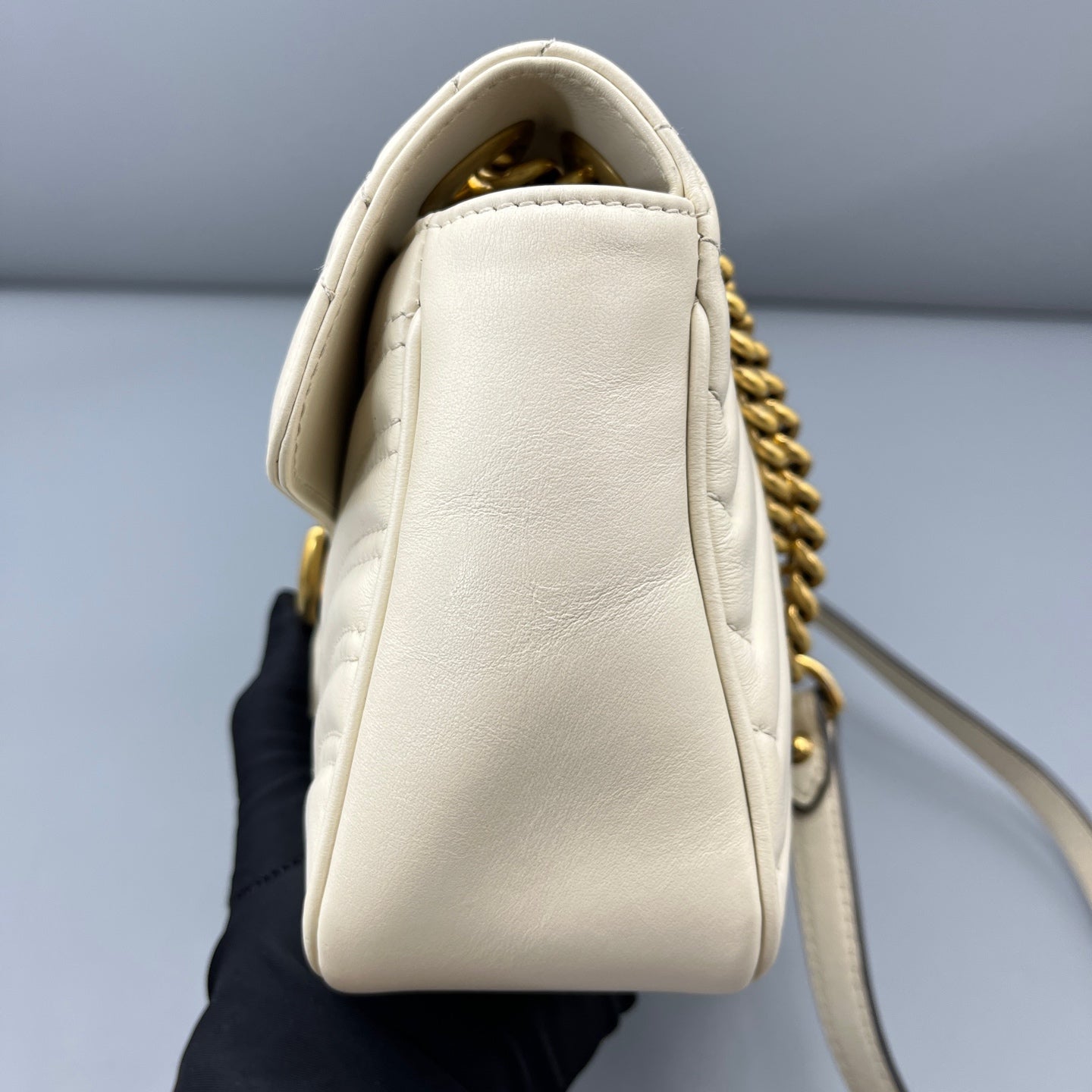 Gucci - Marmont - Leather - White - (medium)