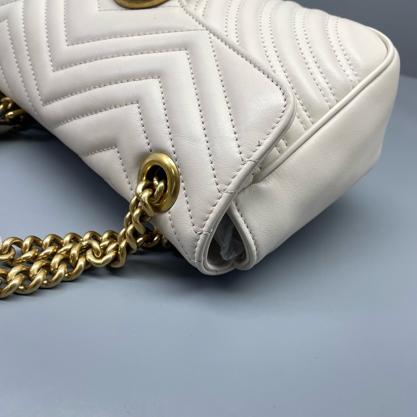 Gucci - Marmont - Leather - White - (Medium)