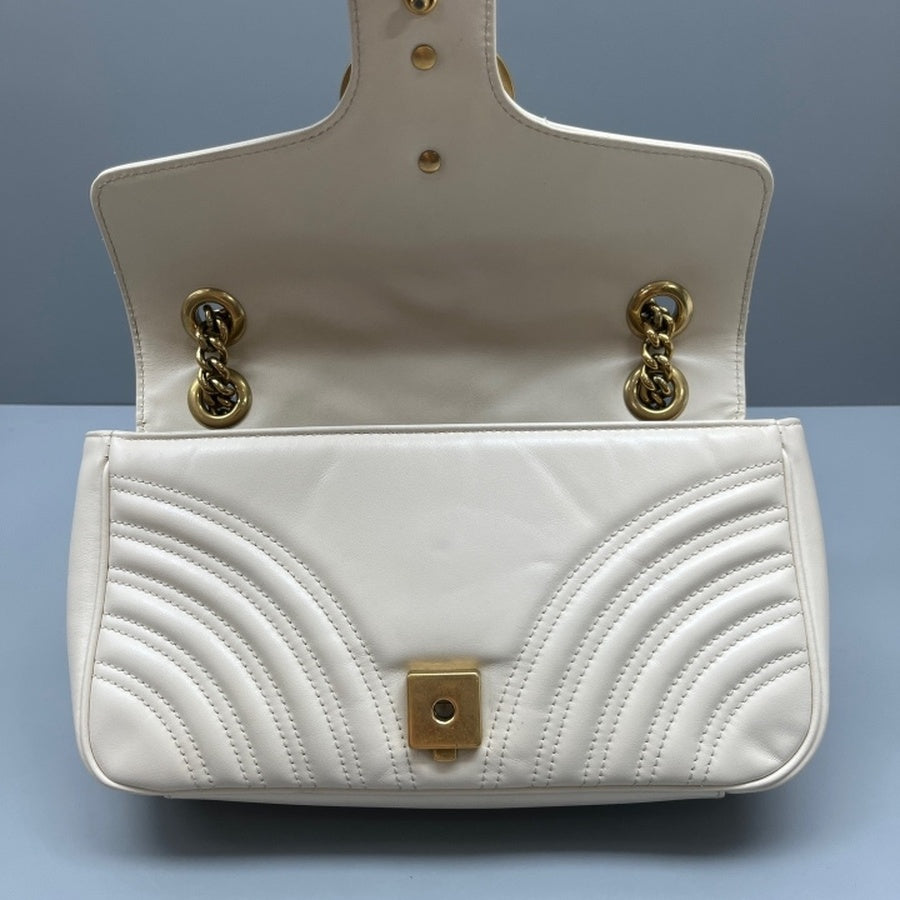 Gucci - Marmont - Leather - White - (medium)