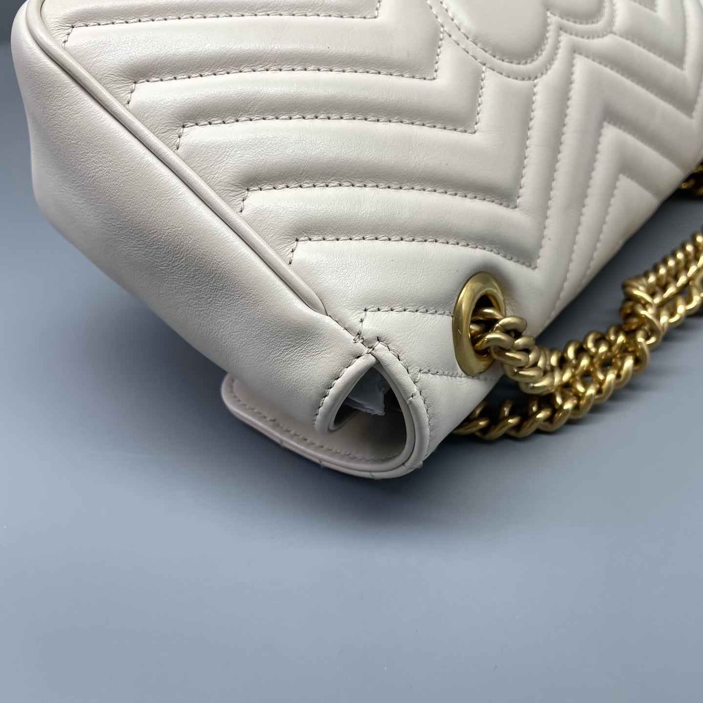 Gucci - Marmont - Leather - White - (Medium)