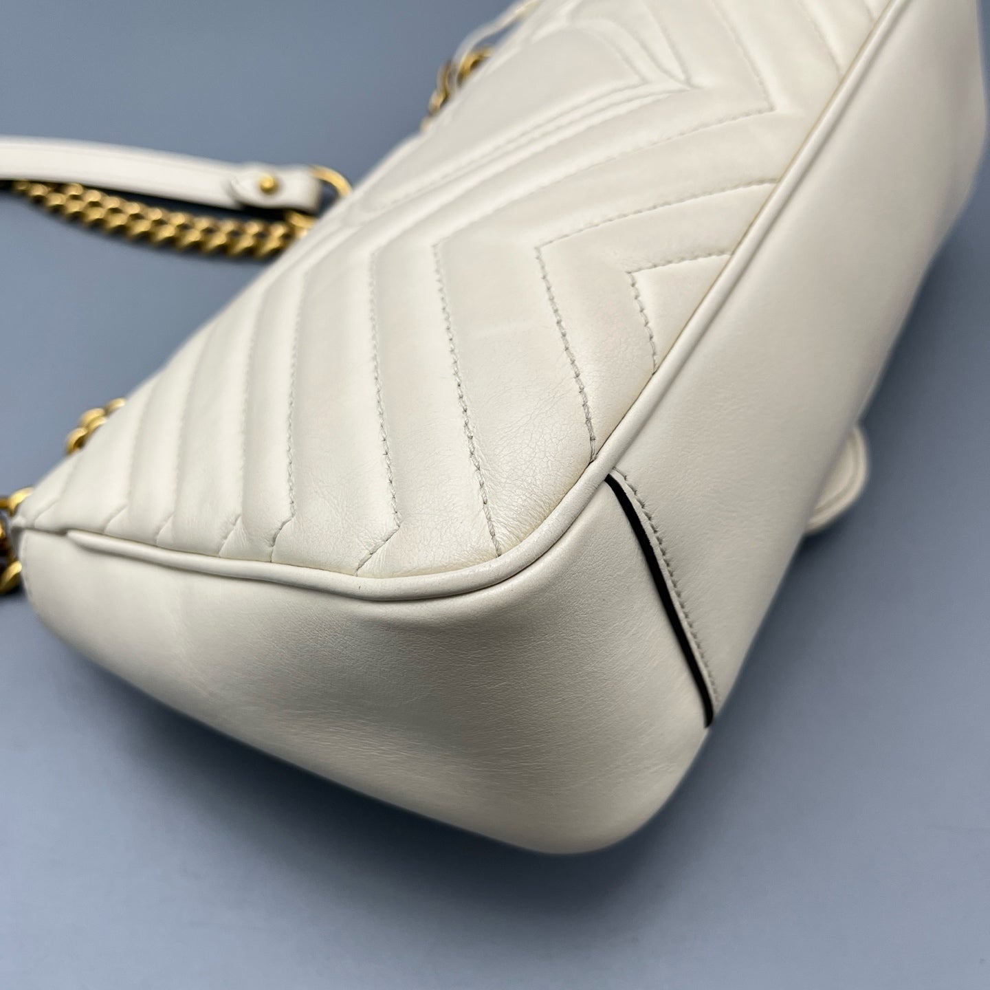 Gucci - Marmont - Leather - White - (medium)