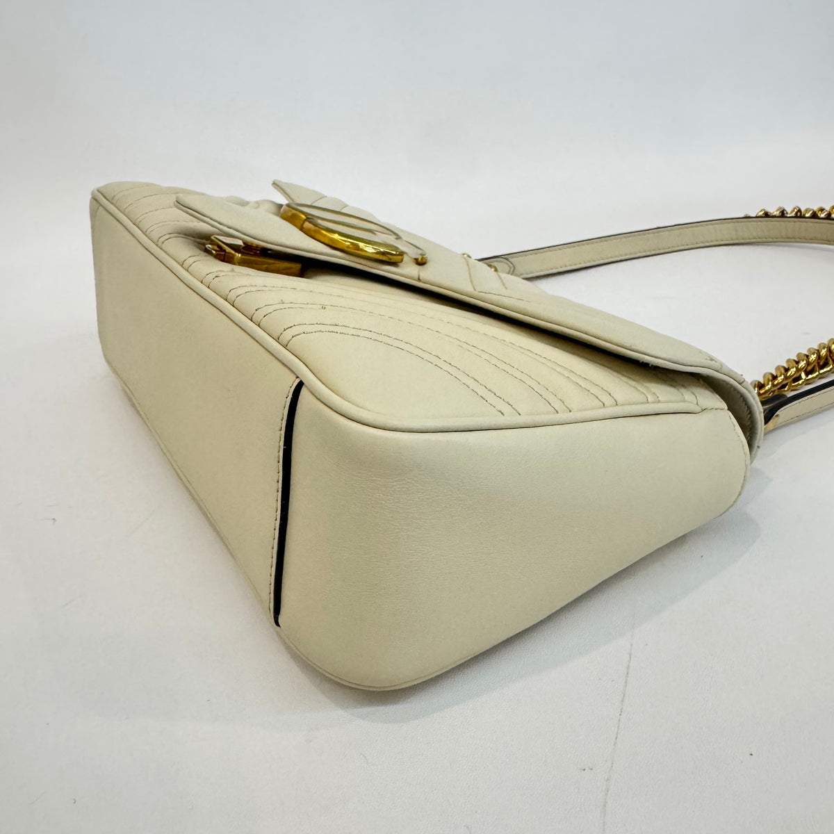 Gucci - Marmont - Leather - White - (medium)