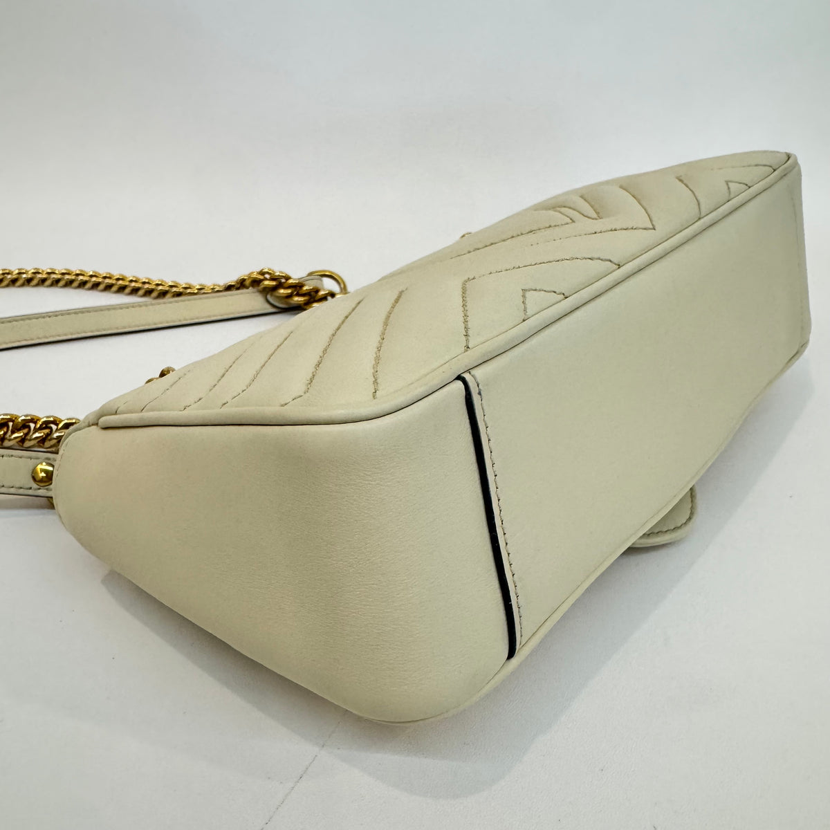 Gucci - Marmont - Leather - White - (medium)
