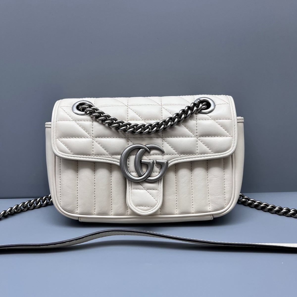 Gucci - Marmont - Leather - White - (mini)