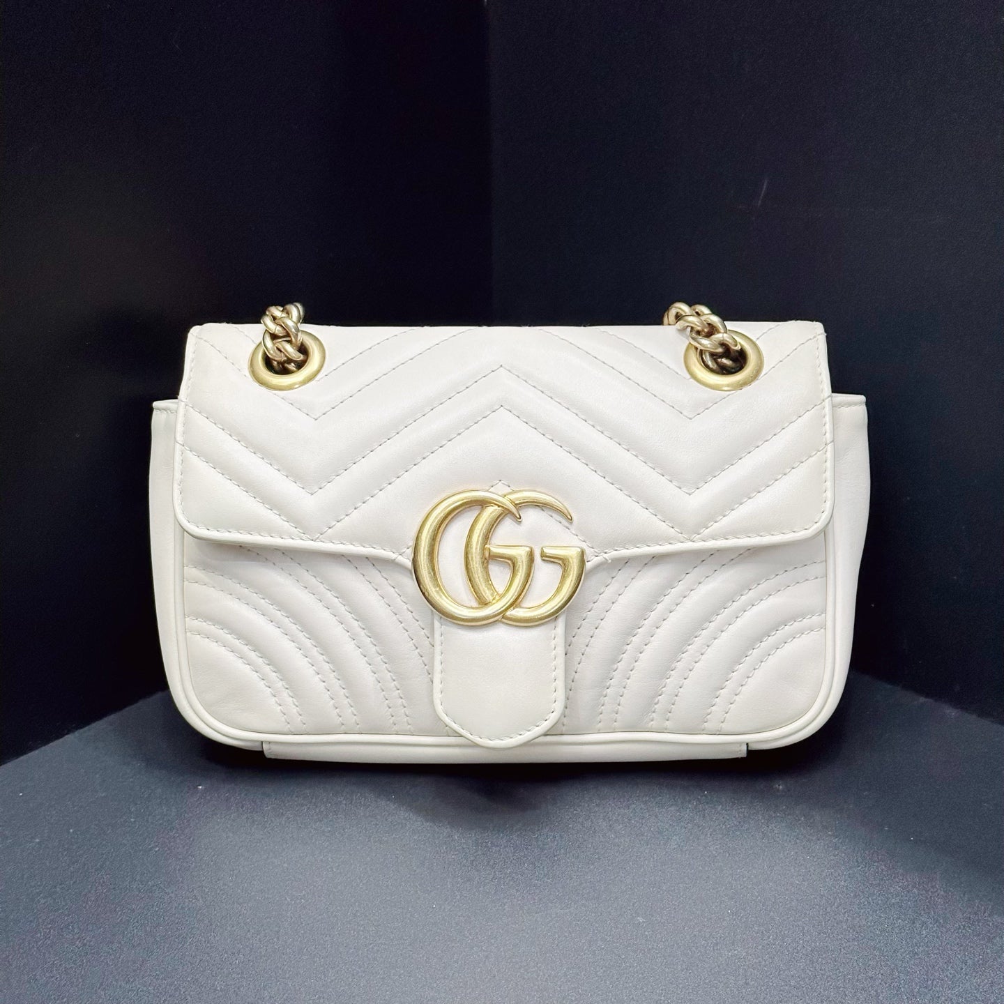 Gucci - Marmont - Leather - White - (mini)